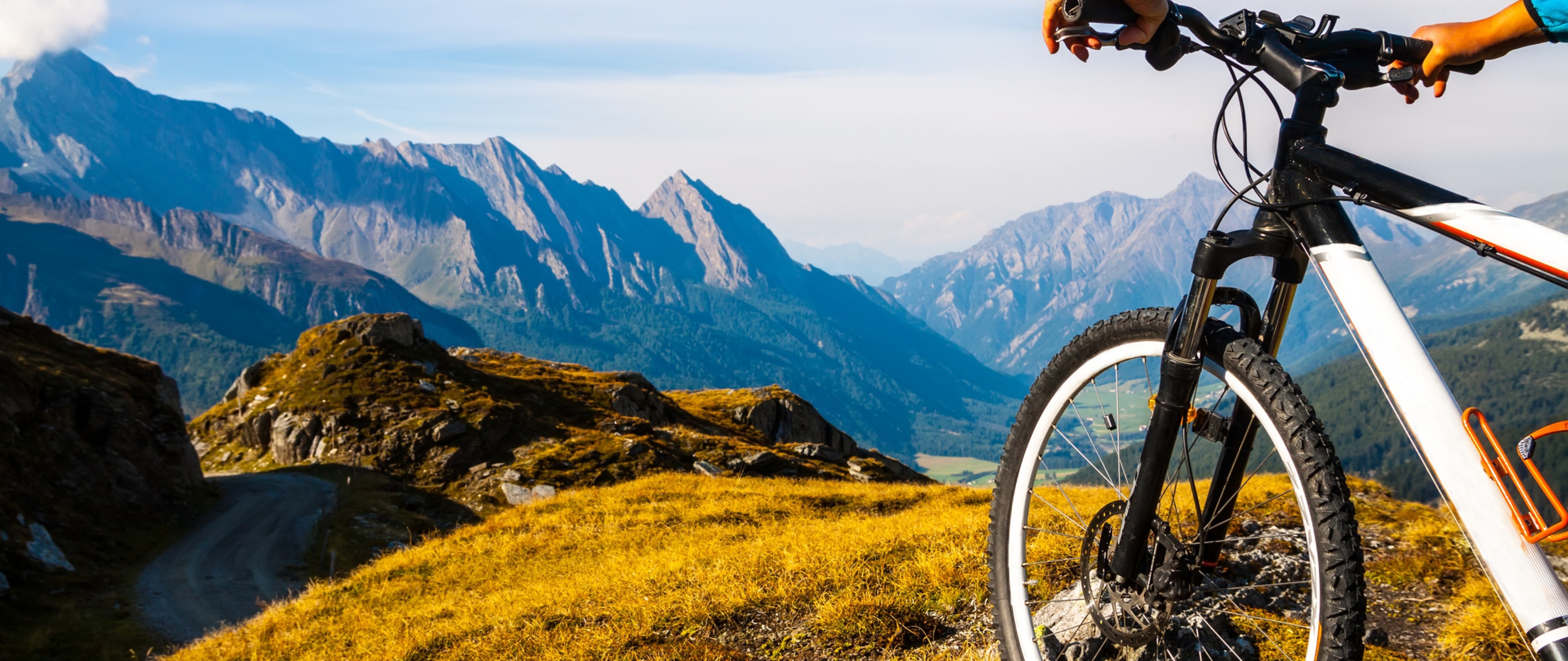 5120x2160 Mountain Bike Wallpaper for Desktop and Mobiles 4K Ultra HD Wide TV, Dual Screen