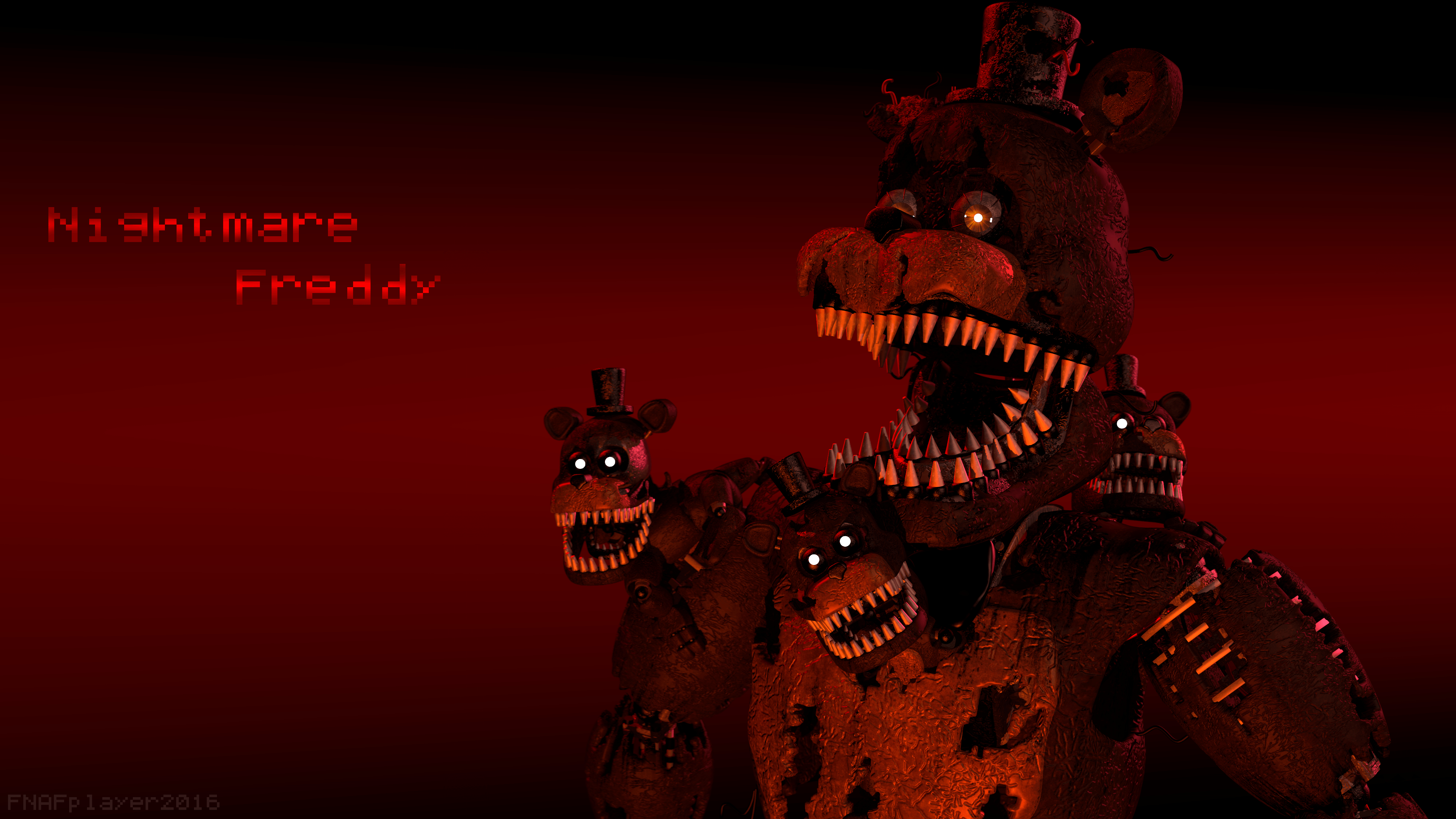 4000x2250 SFM FNaF] Nightmare Freddy Wallpaper [4K], Desktop