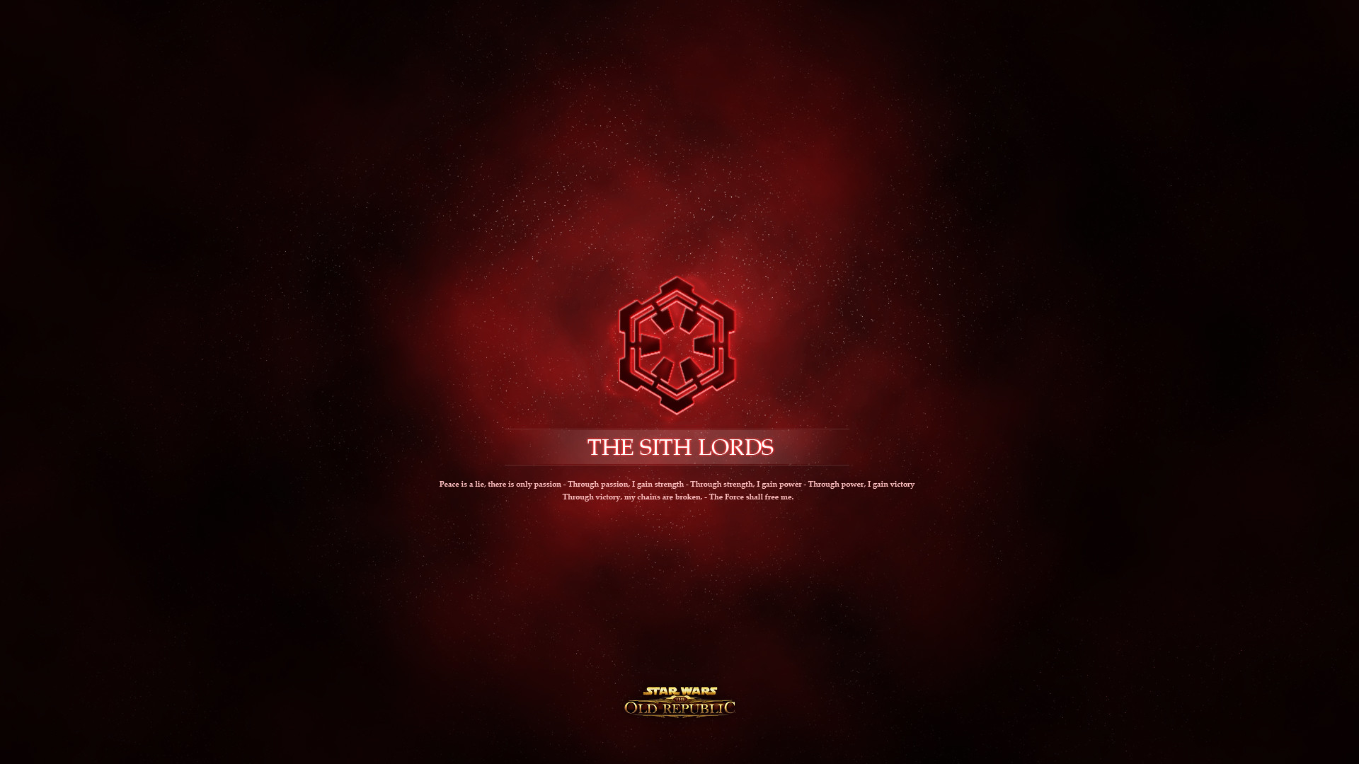 1920x1080 The Sith Code, Desktop