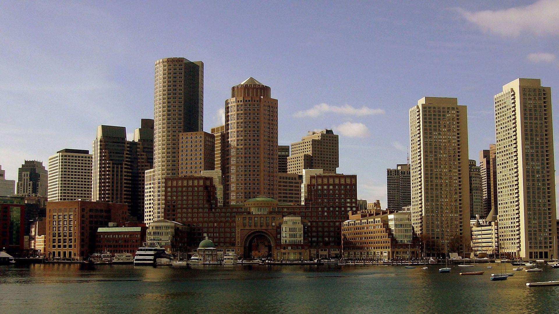 1920x1080 Boston Skyline Wallpaper Download Free, Desktop