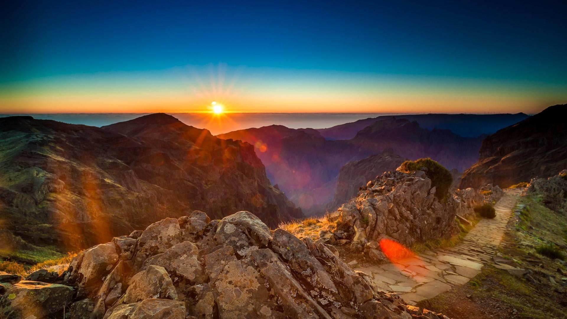 1920x1080 Rocky Mountain Sunrise, Desktop