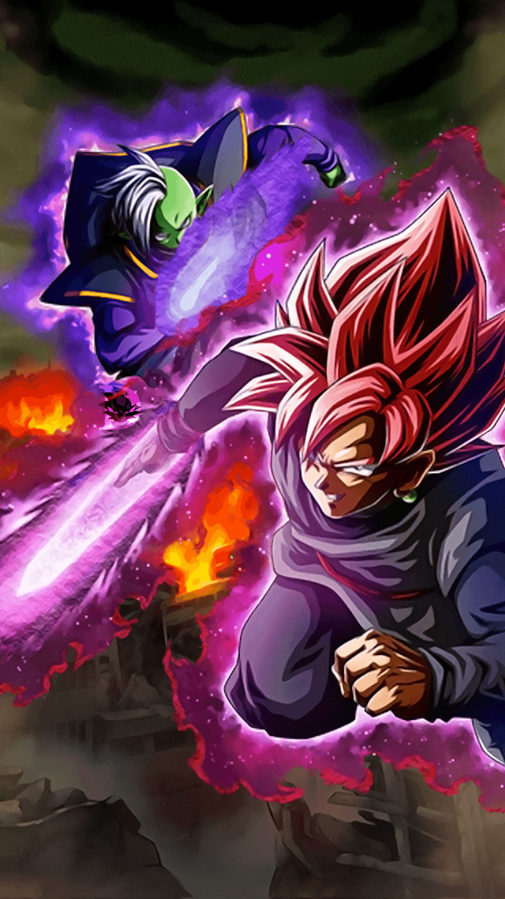 1030x1820 Dokkan Battle LR Black And Zamasu Wallpaper 1080p, Phone