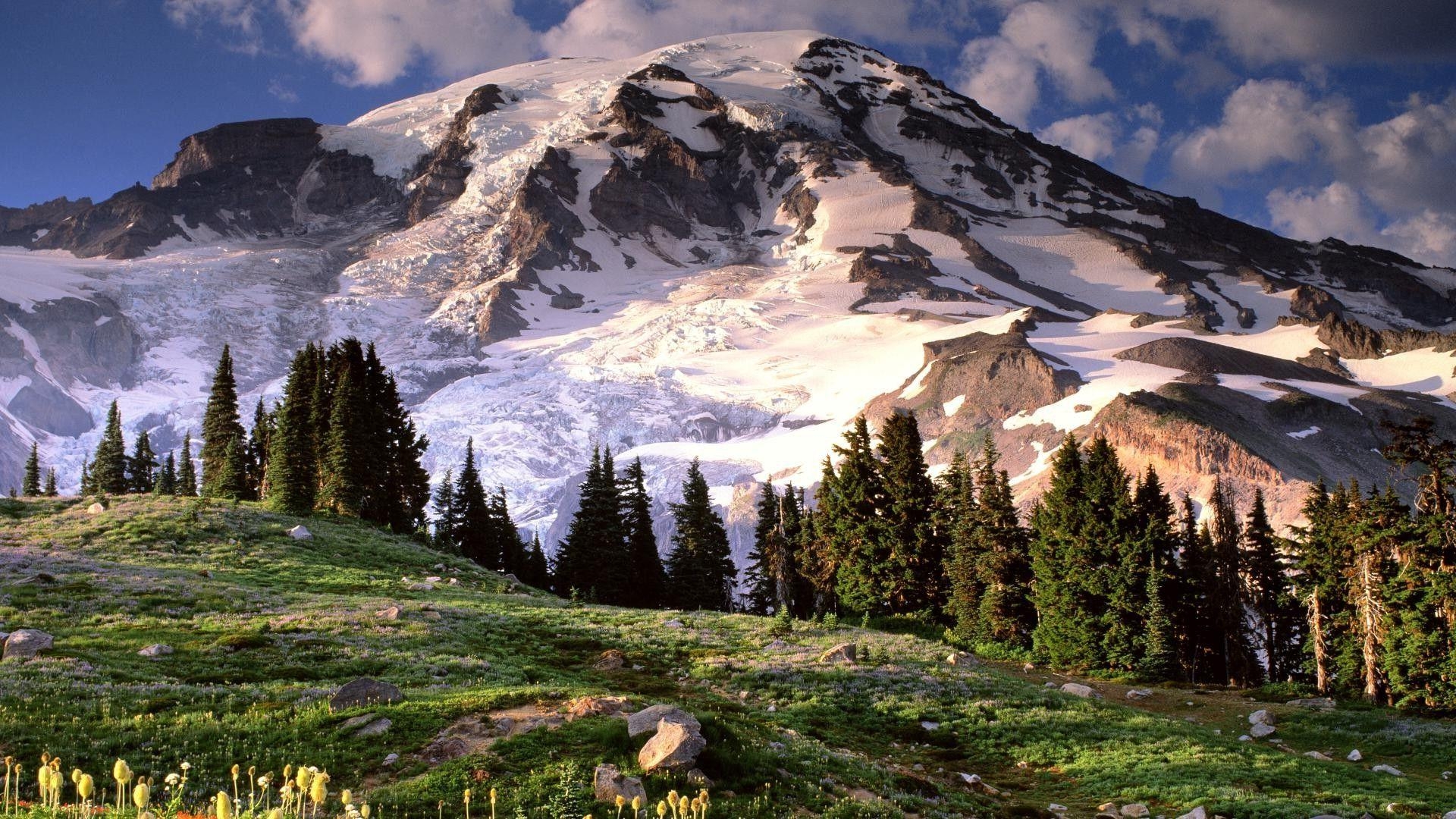 1920x1080 Washington State Mountains. nature, Landscape, Mount Rushmore, Desktop