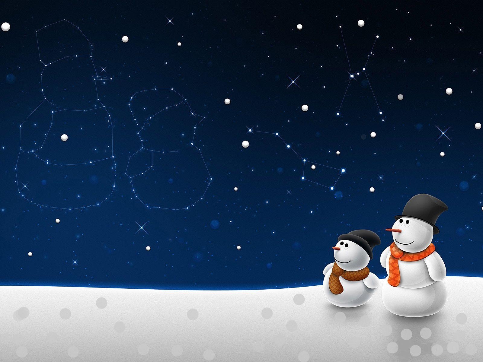 1600x1200 Snowman Free Wallpaper, Desktop