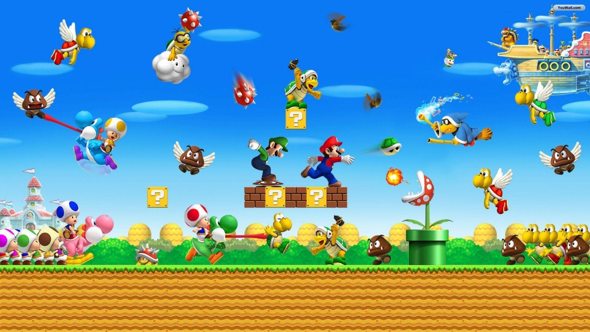 1920x1080 New Super Mario Bros. Wii HD Wallpaper 8 X 1080, Desktop