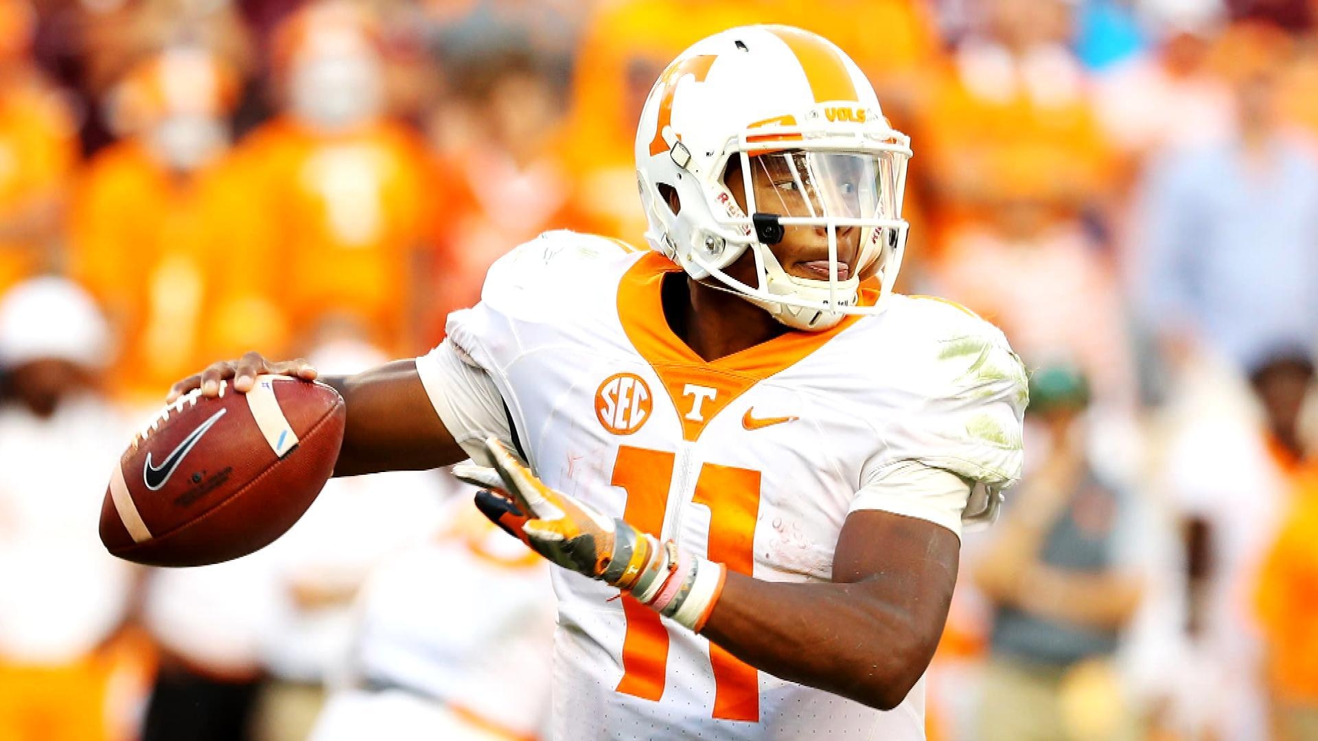 1920x1080 NFL Draft: Tennessee's Josh Dobbs visiting Steelers, Desktop