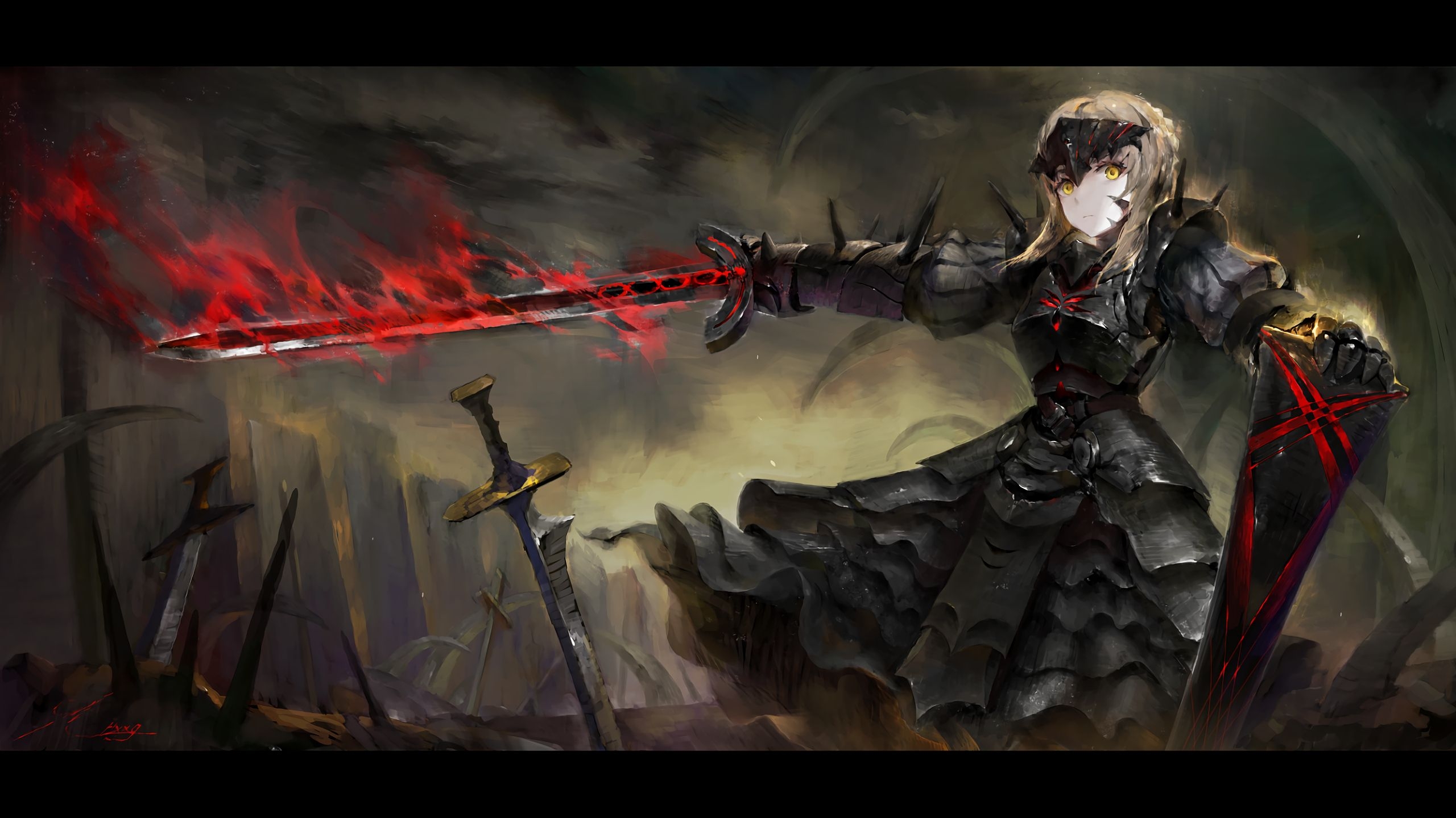 2560x1440 Saber Alter HD Wallpaper and Background Image, Desktop