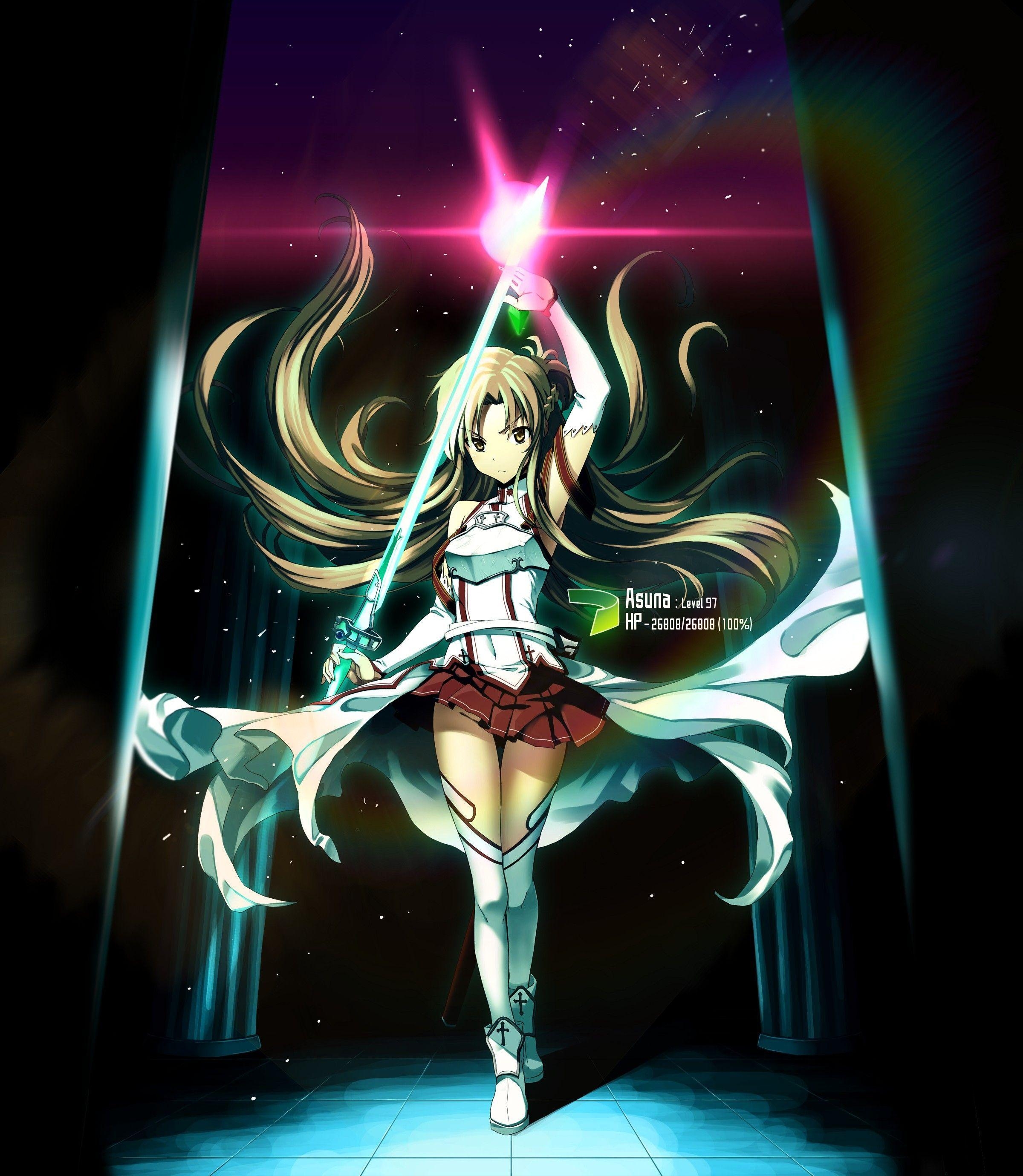 2400x2770 Anime Wallpaper  Sword Art Online Yuuki Asuna an. S, Phone