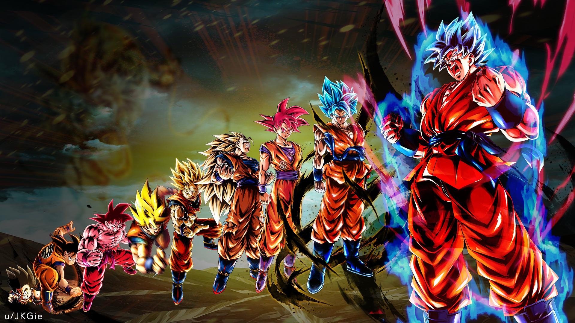 1920x1080 Dragonball Legends: Evolution of Goku PC Wallpaper [px]. Feel free to use and let me know if I should do more of other characters! :), Desktop