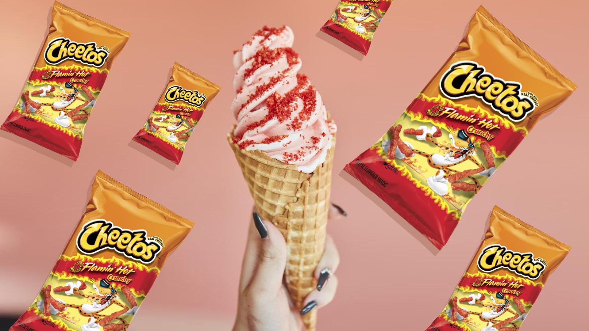 1920x1080 This Flamin' Hot Cheetos ice cream is weird, Desktop