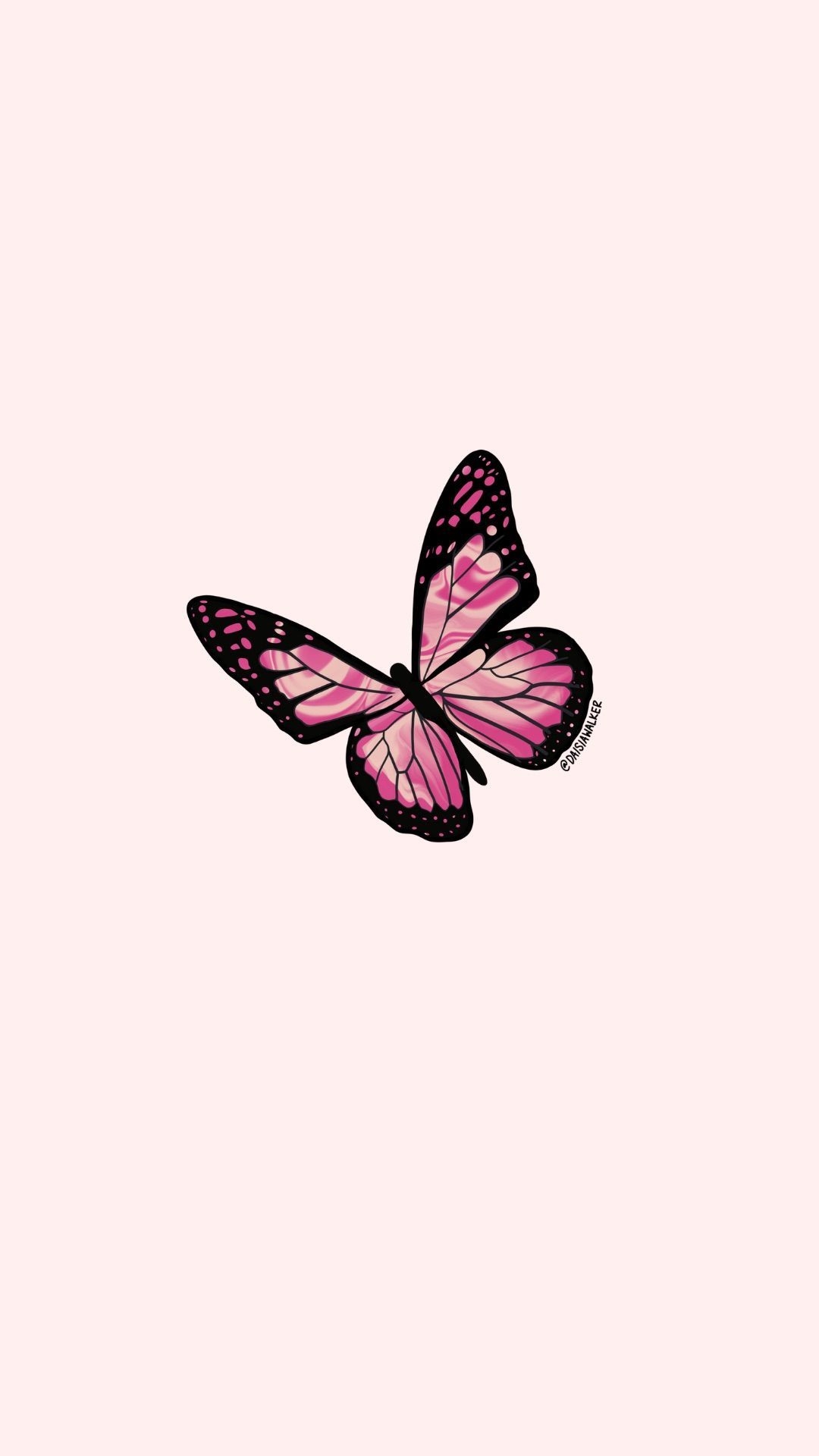 1080x1920 Pink Butterfly. Pink wallpaper.es, Phone