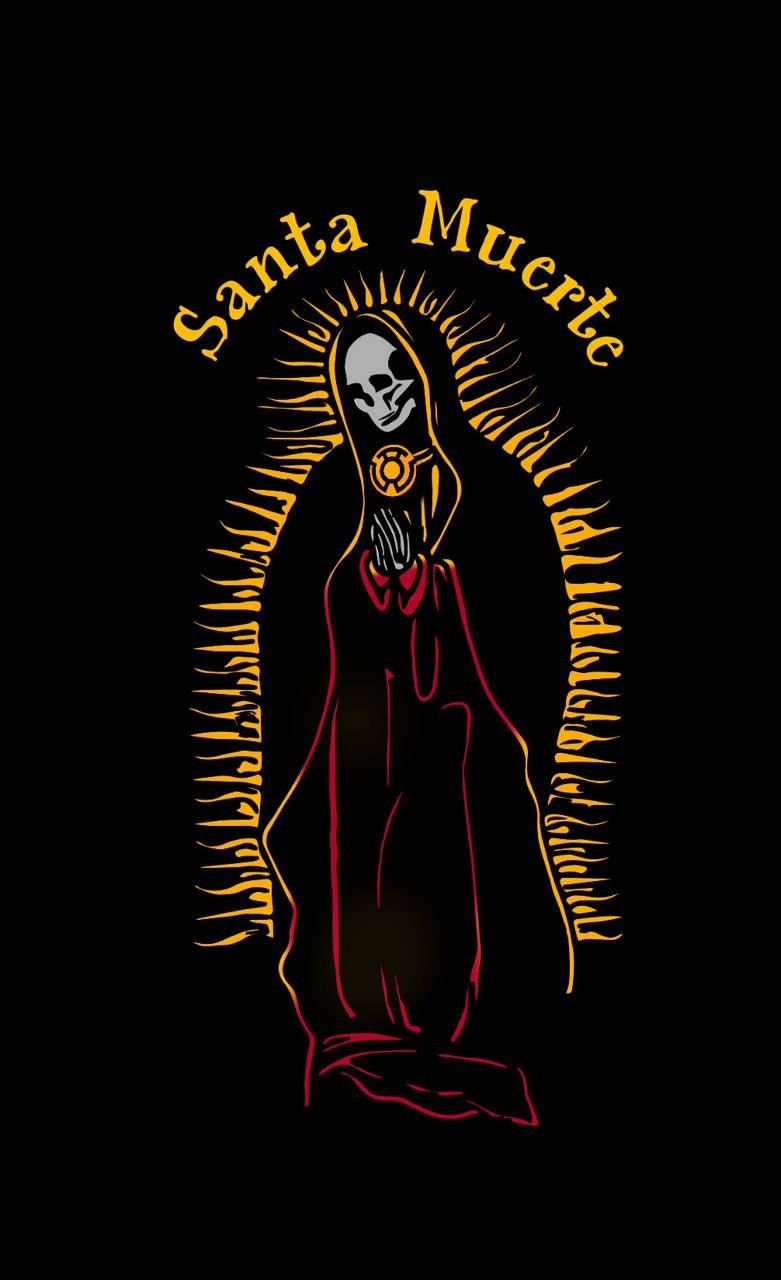 790x1280 Santa Muerte wallpaper, Phone