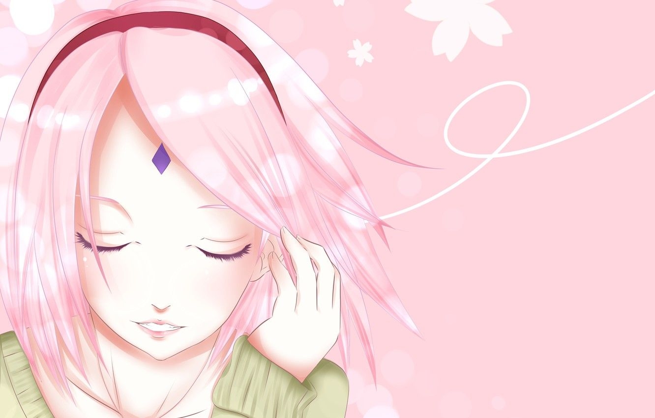 1340x850 Wallpaper Naruto, pink hair, pretty, face, ninja, shinobi, Haruno, Desktop