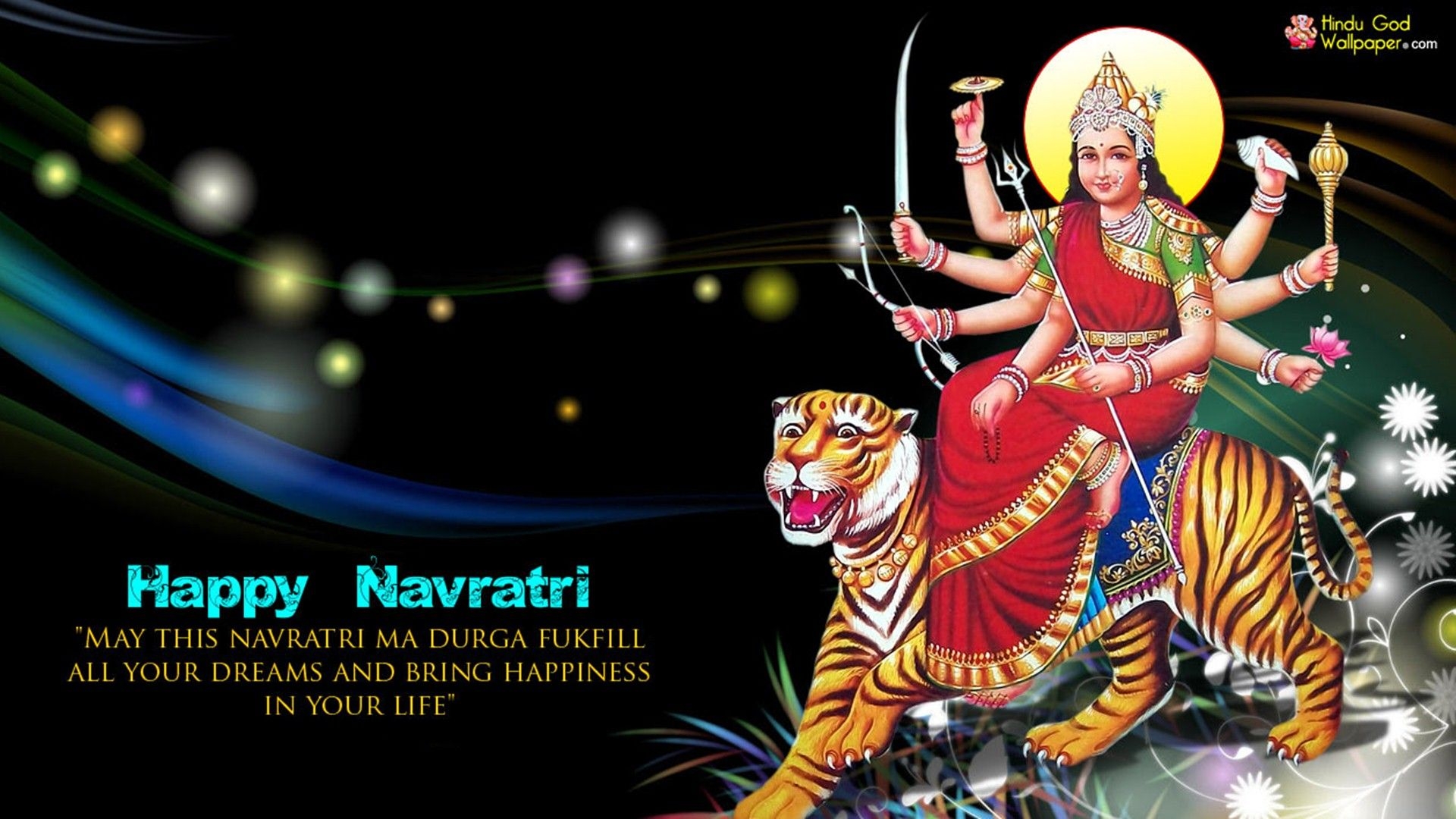 1920x1080 Happy Navratri HD Wallpaper 15113, Desktop