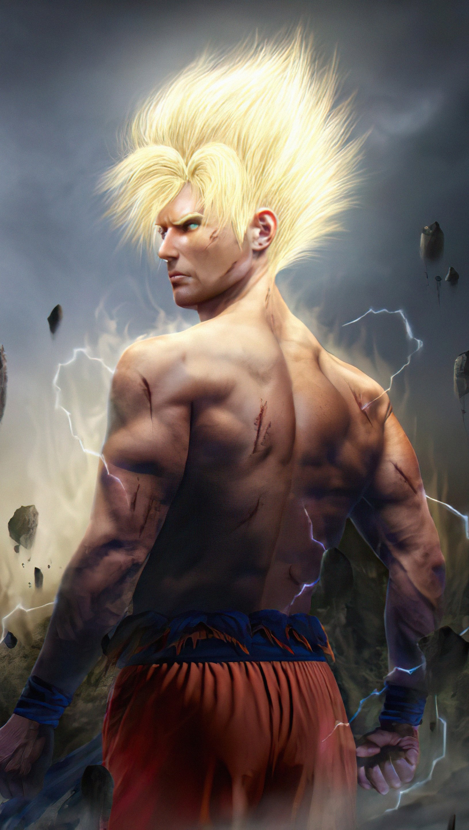1630x2880 Goku Dragon Ball Z Anime Wallpaper 5k Ultra HD, Phone