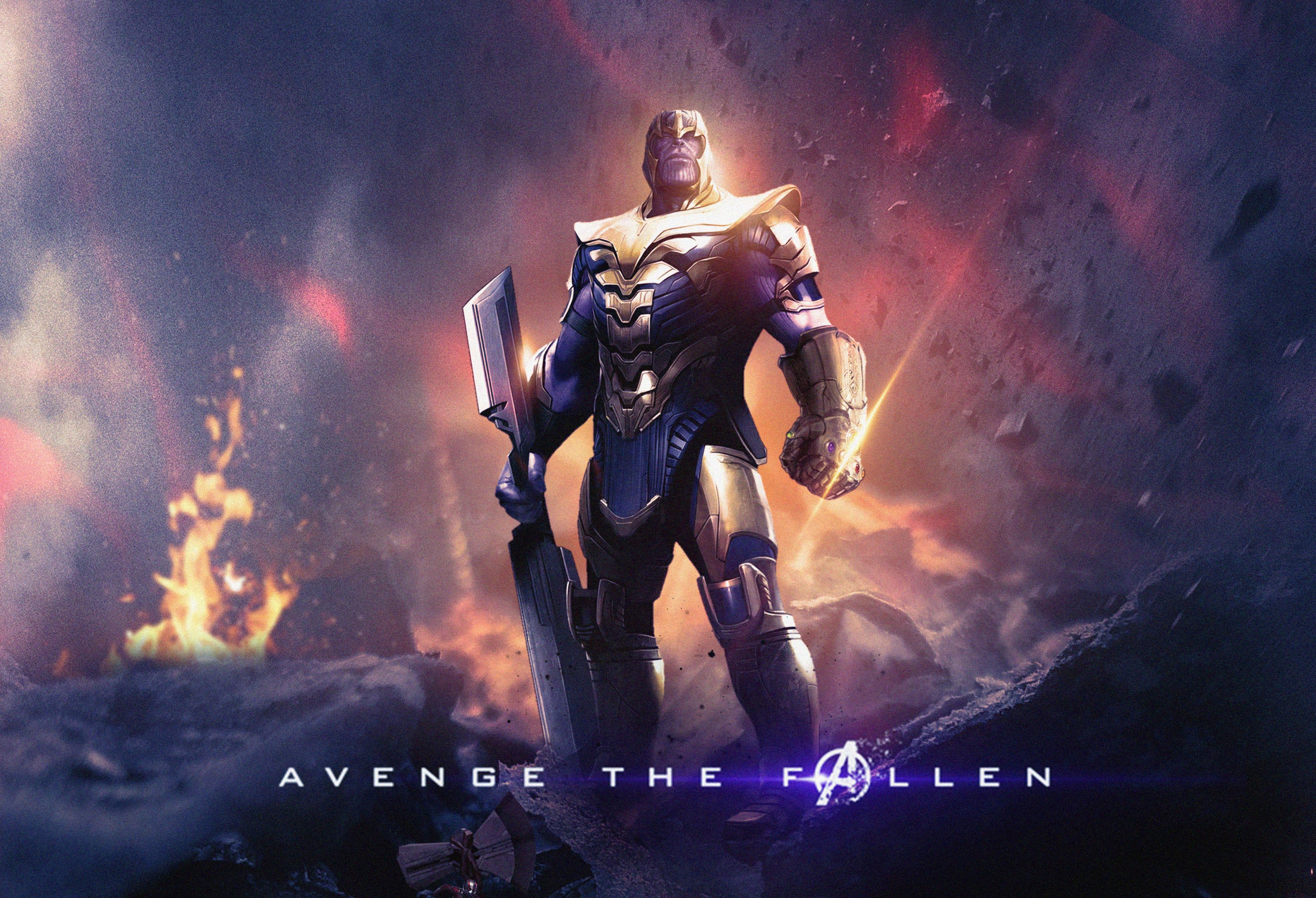 3840x2620 Wallpaper Thanos, Avengers: Endgame, 4K, Movies, Desktop