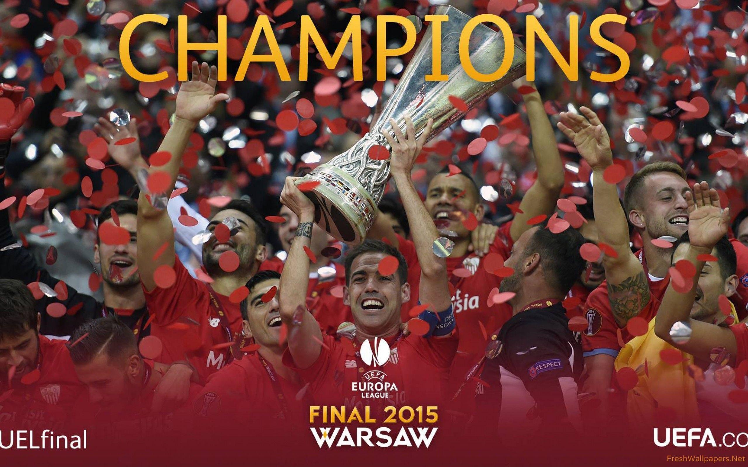 2560x1600 Sevilla FC 2015 UEFA Europa League Champions wallpaper, Desktop