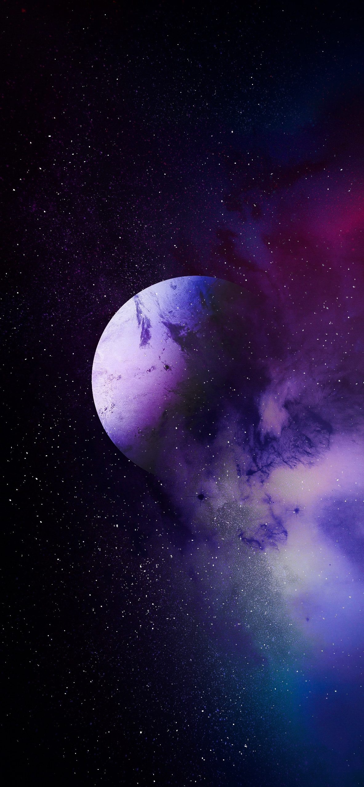 1190x2560 Space fantasy wallpaper for iPhone, Phone