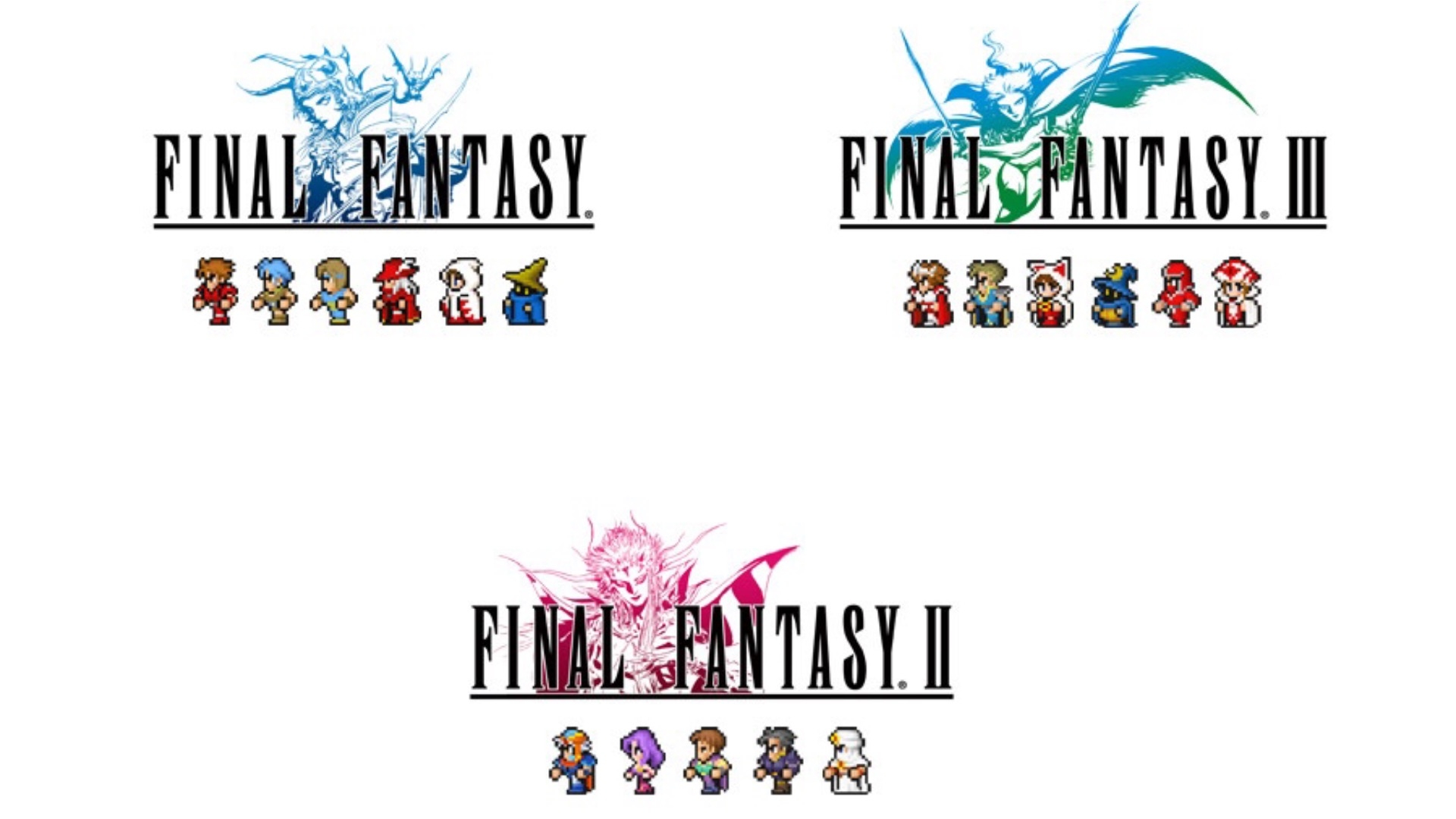 1920x1080 Final Fantasy Pixel Remaster' Series Launches from July 28 Individually as New Purchases, Old Versions Being Delisted, Desktop