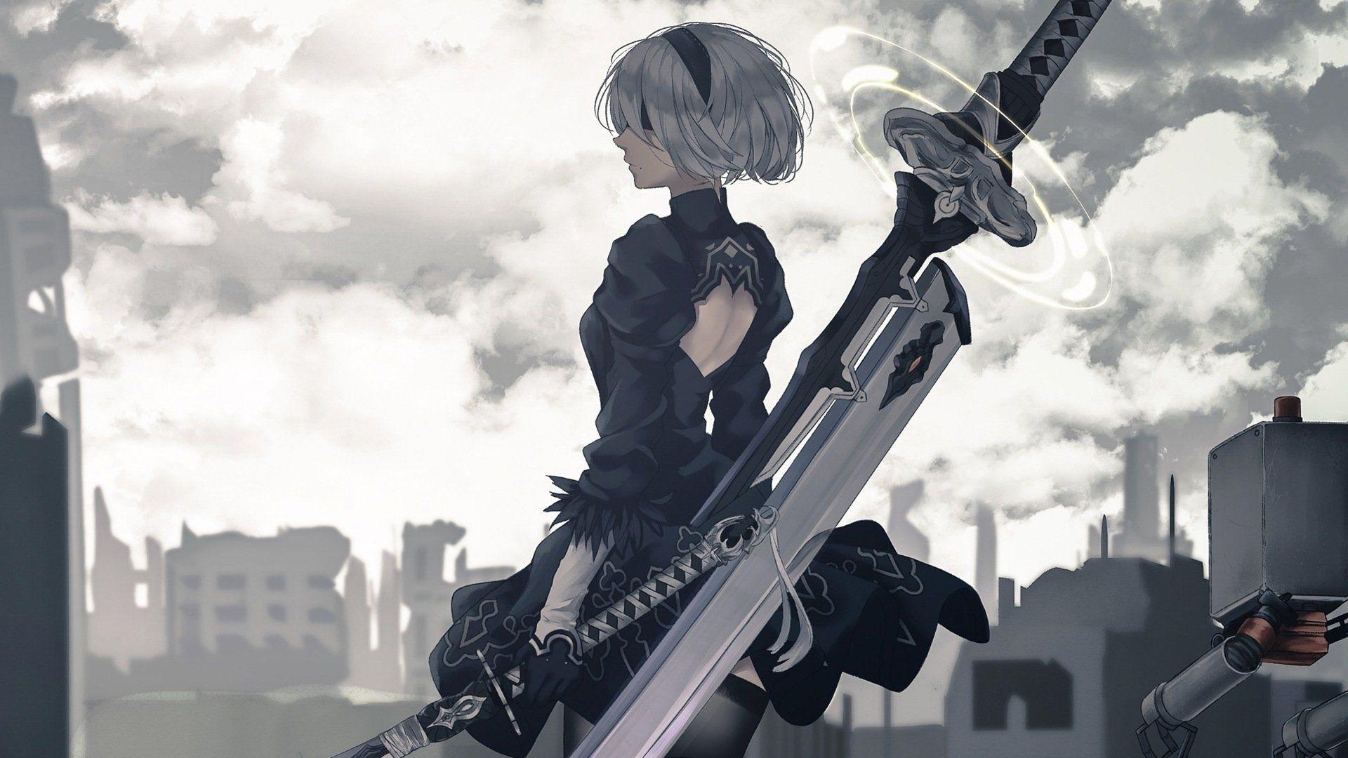 1920x1080 NieR: Automata HD Wallpaper, Desktop