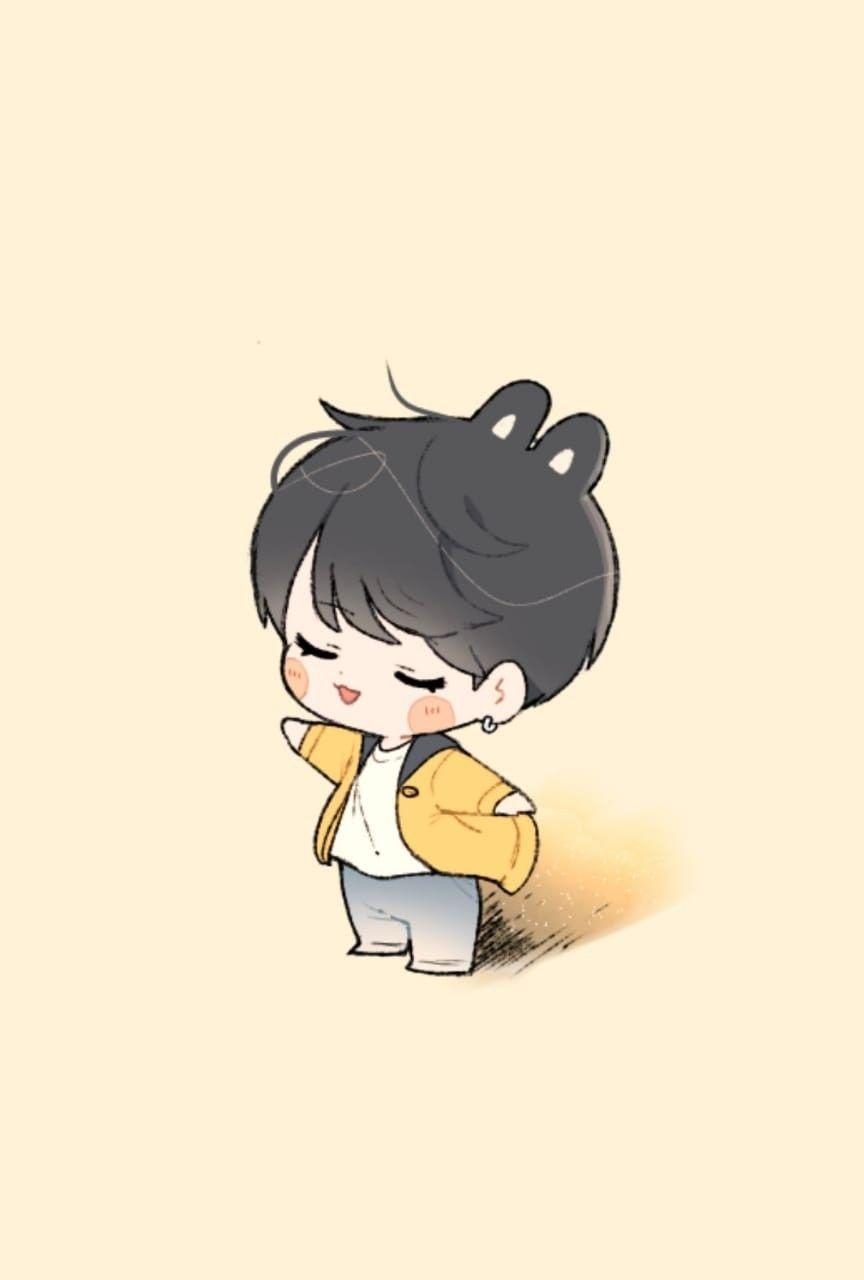 870x1280 Bts chibi. Bts chibi, Jungkook fanart, Phone