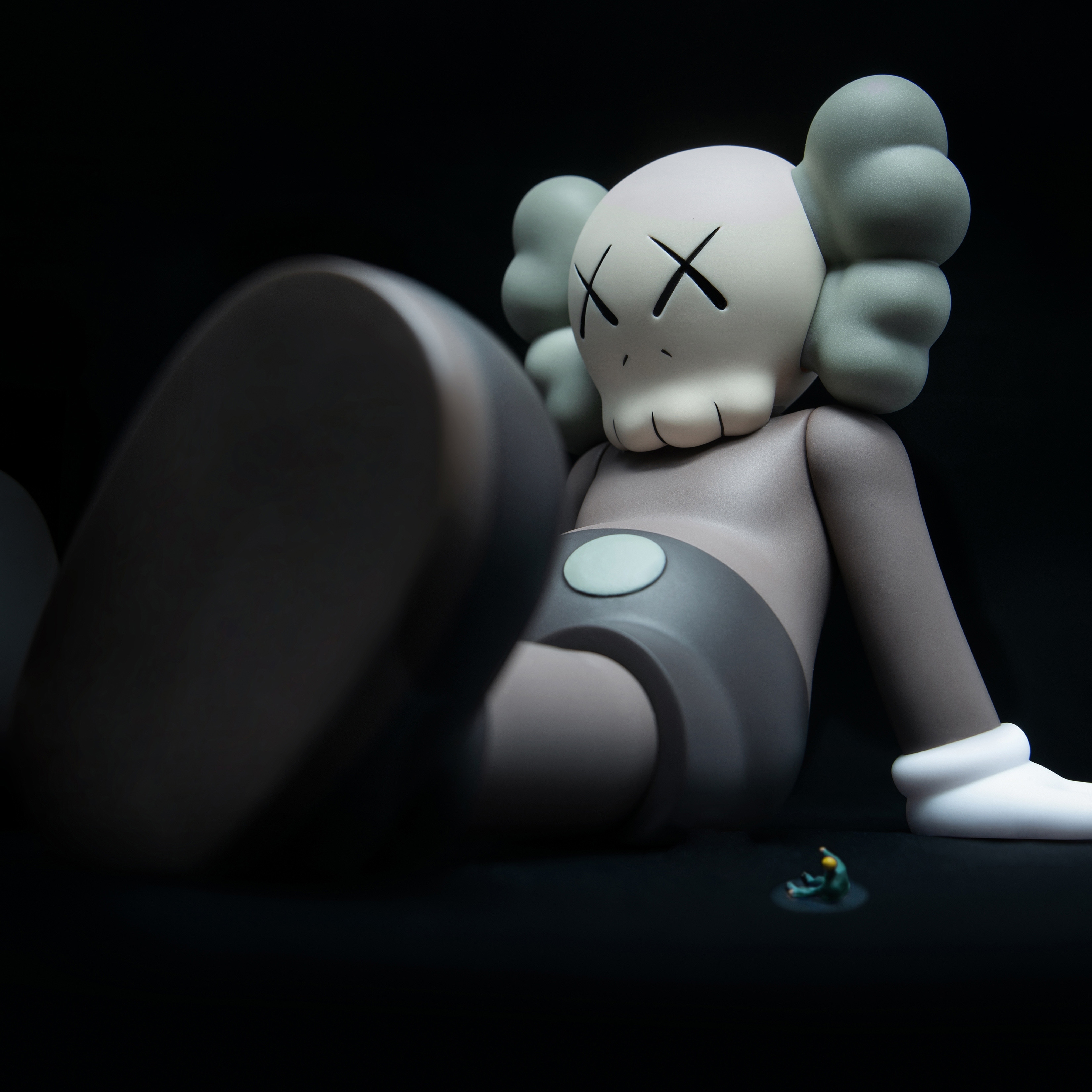 3300x3300 Blue kaws Wallpaper Download, Phone