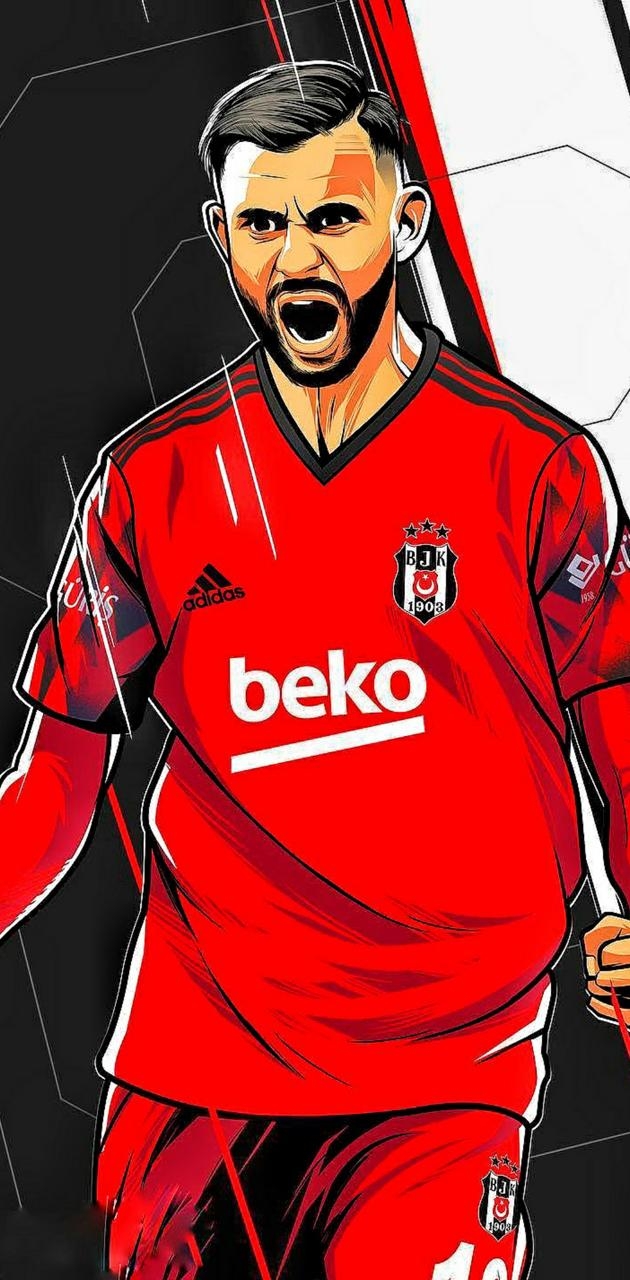 630x1280 Rachid Ghezzal wallpaper, Phone