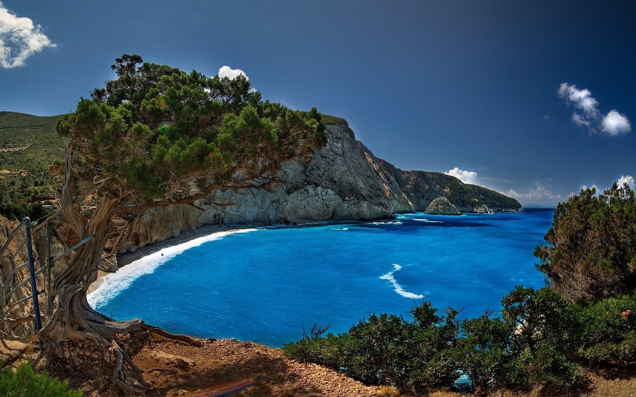 2050x1280 Porto Katsiki Lefkada Greece - [2048 x 1280], Desktop