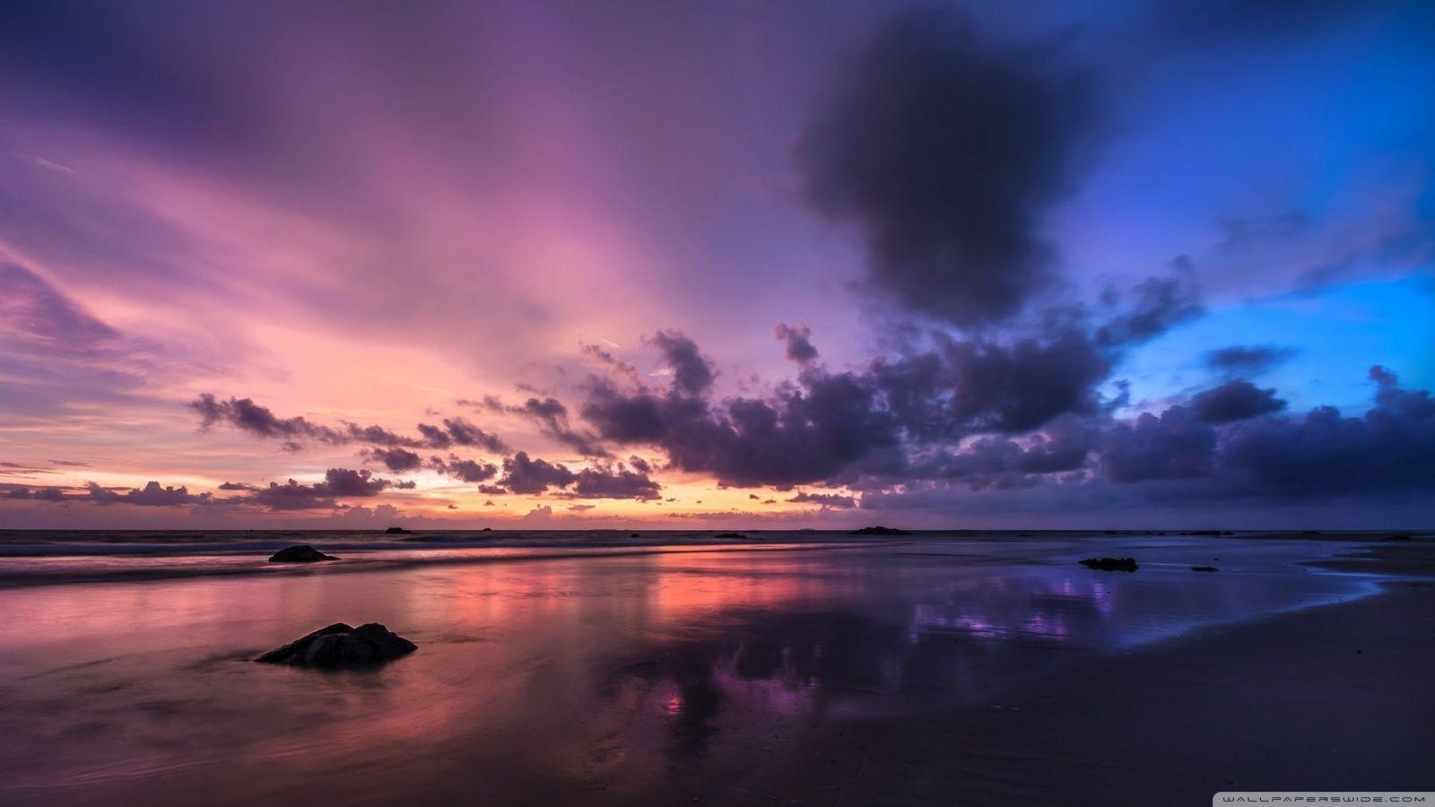 1600x900 Burma Myanmar Bay Of Bengal Sunset ❤ 4K HD Desktop Wallpaper, Desktop