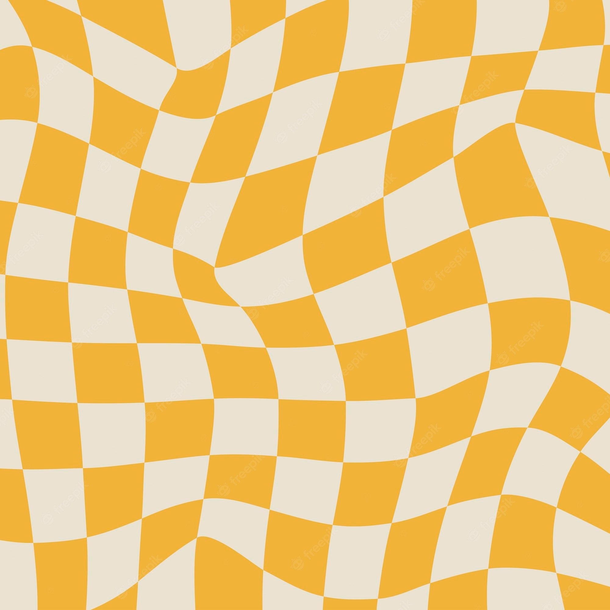 2000x2000 Yellow Y2k Wallpaper, Phone
