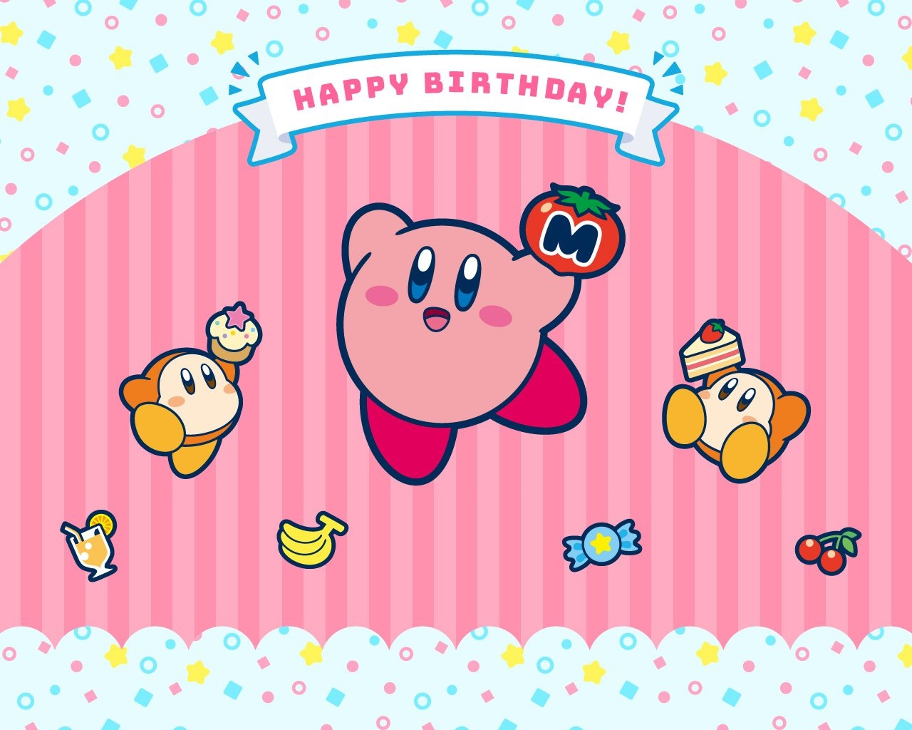 1280x1030 Happy Birthday Kirby Wallpaper Up For Download, Desktop