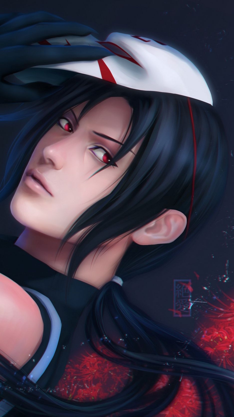 940x1670 Wallpaper Naruto, Itachi Uchiha, Art, Face 3D Wallpaper, Phone