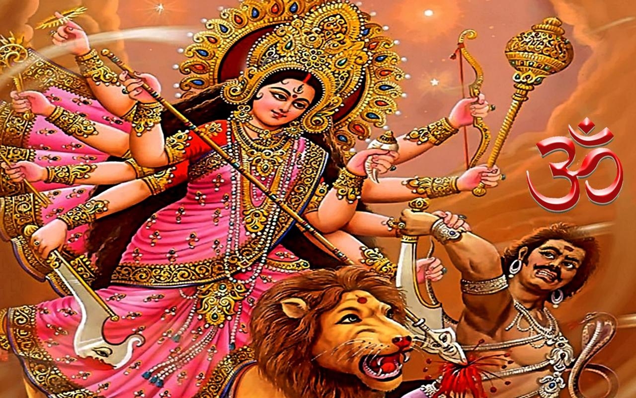 1280x800 Maa Kali Face Wallpaper Durga Wallpaper, Desktop