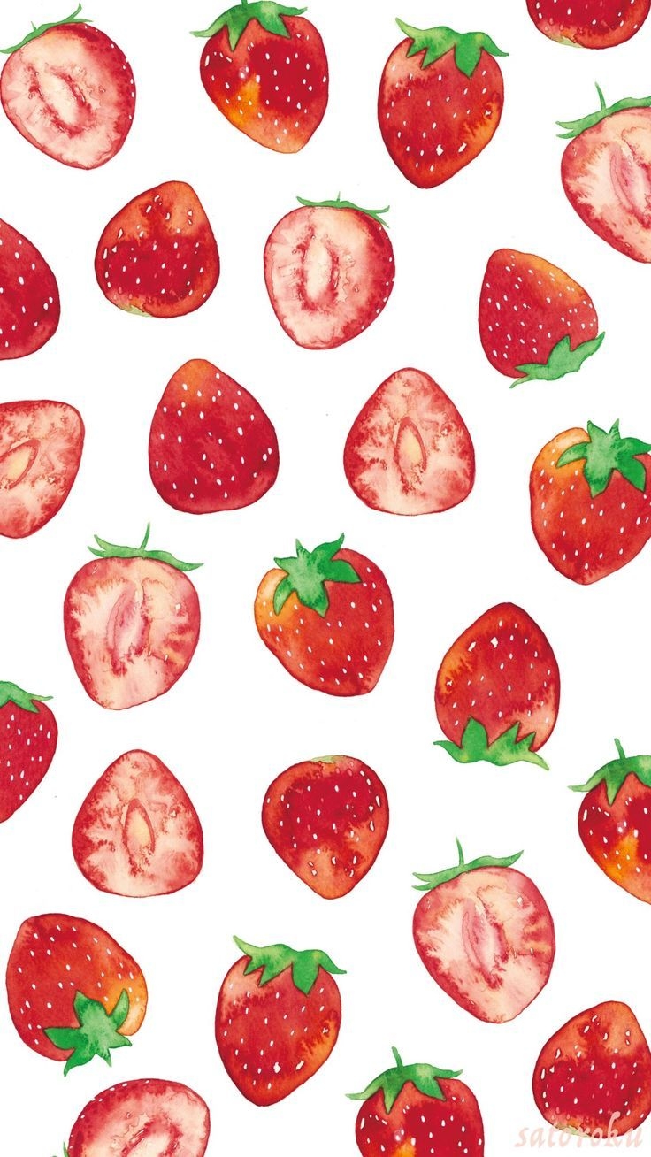740x1310 さとろく on Twitter. Summer wallpaper, Cute patterns wallpaper, Fruit wallpaper, Phone