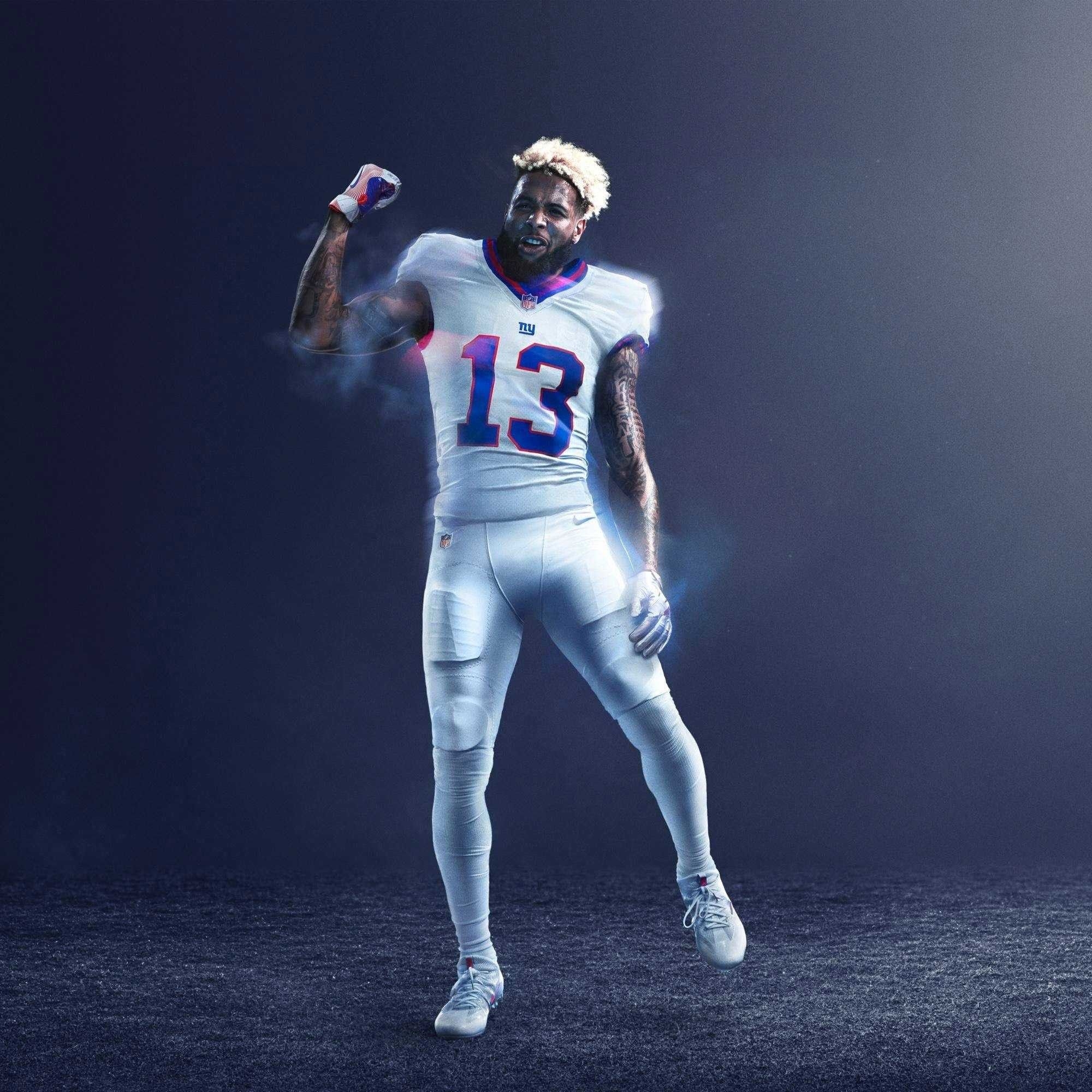 2000x2000 Odell Beckham Jr HD Wallpaper Data Src Odell Beckham Beckham Jr Color Rush Jersey Wallpaper & Background Download, Phone
