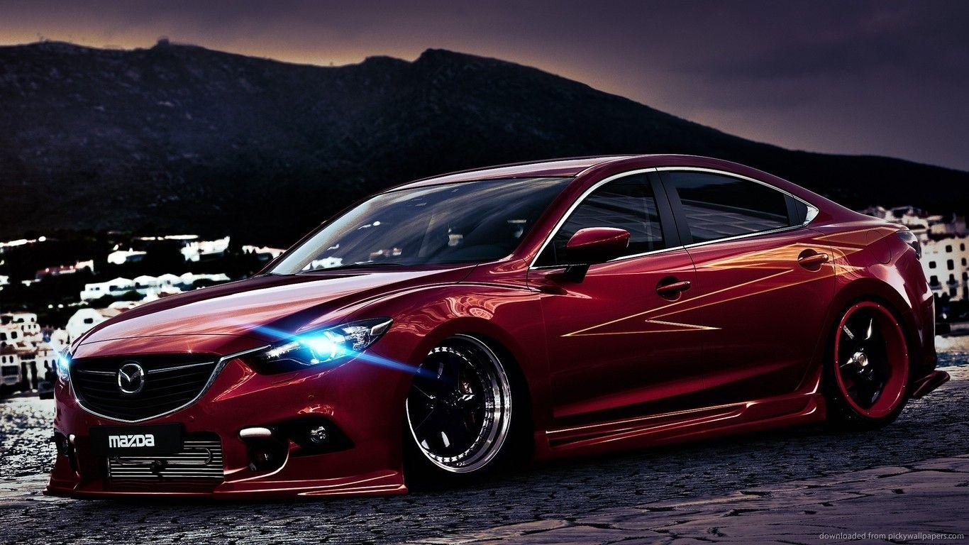 1370x770 Download  Red Tuned Mazda 6 Wallpaper, Desktop