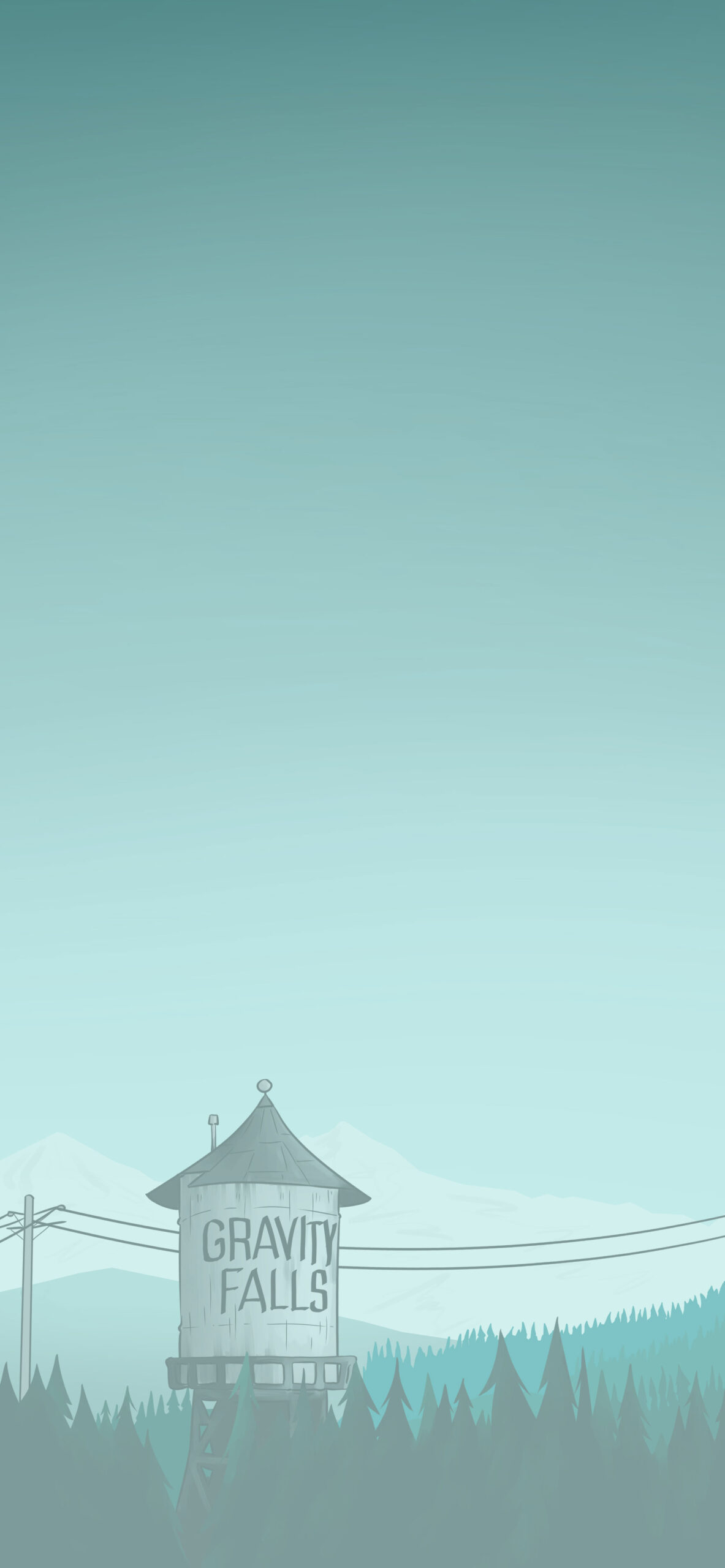 1190x2560 Gravity Falls Water Tower Wallpaper Falls Wallpaper for Phone, Phone