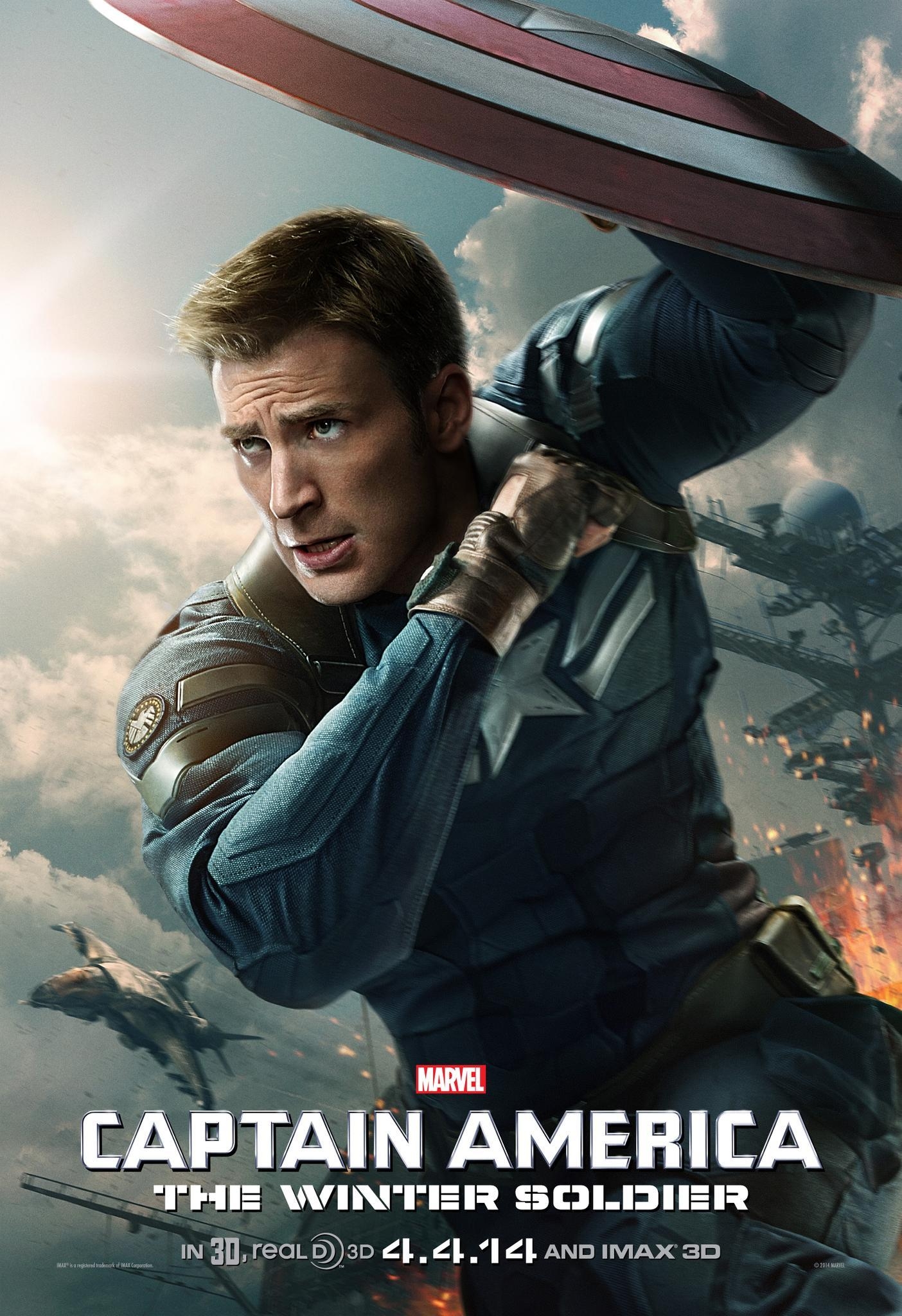 1410x2050 Captain America: The Winter Soldier (2014), Phone
