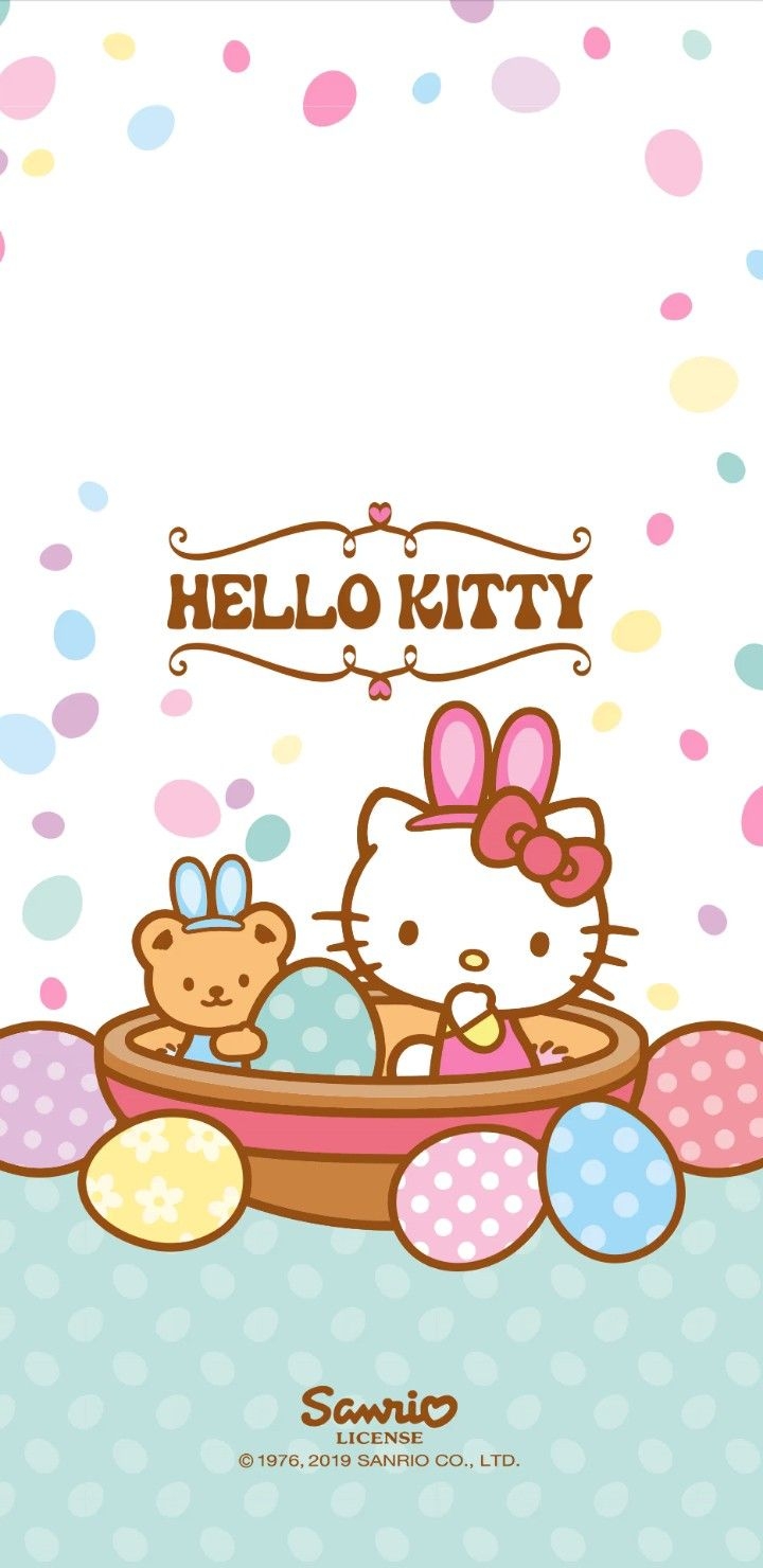 720x1480 Hello Kitty / Easter. Hello kitty image, Hello kitty picture, Hello kitty, Phone