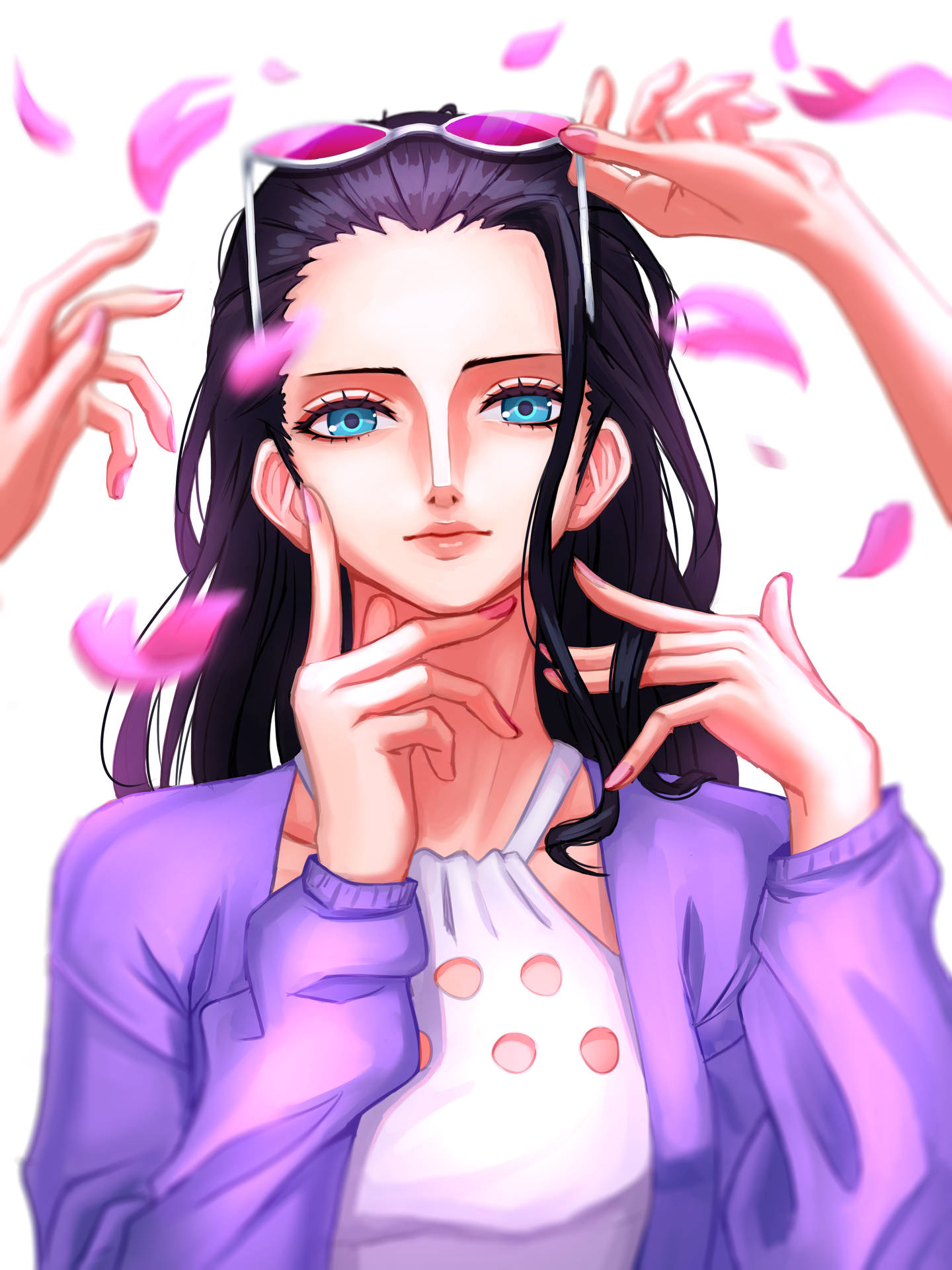1440x1920 Download Anime Girl Nico Robin Wallpaper, Phone