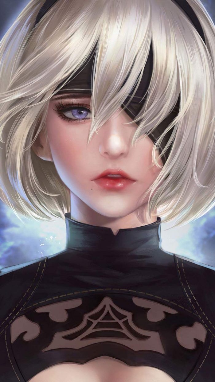 700x1250 Emo anime girl, Phone