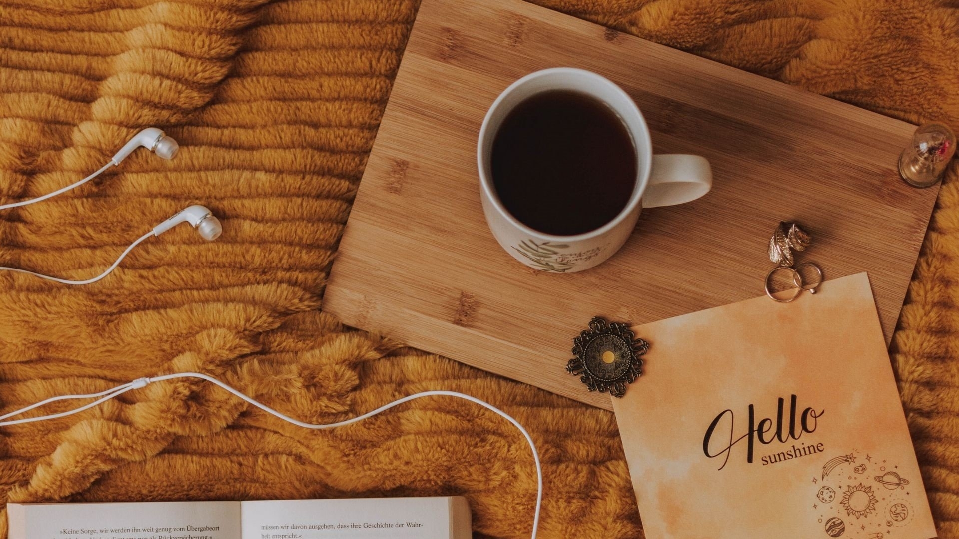 1920x1080 Book and Coffee Wallpaper, Desktop