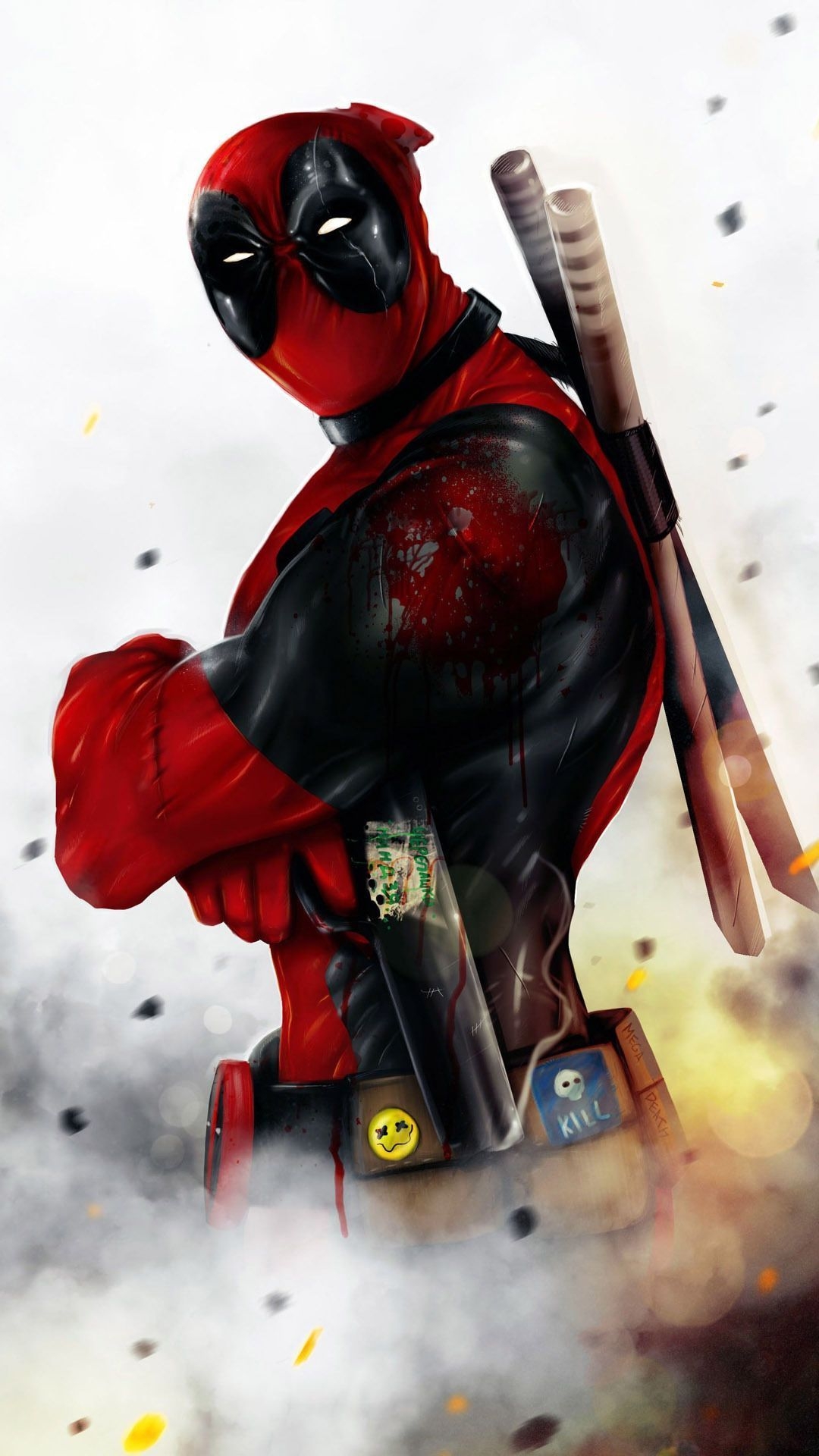1080x1920 Deadpool Android Wallpaper, Phone
