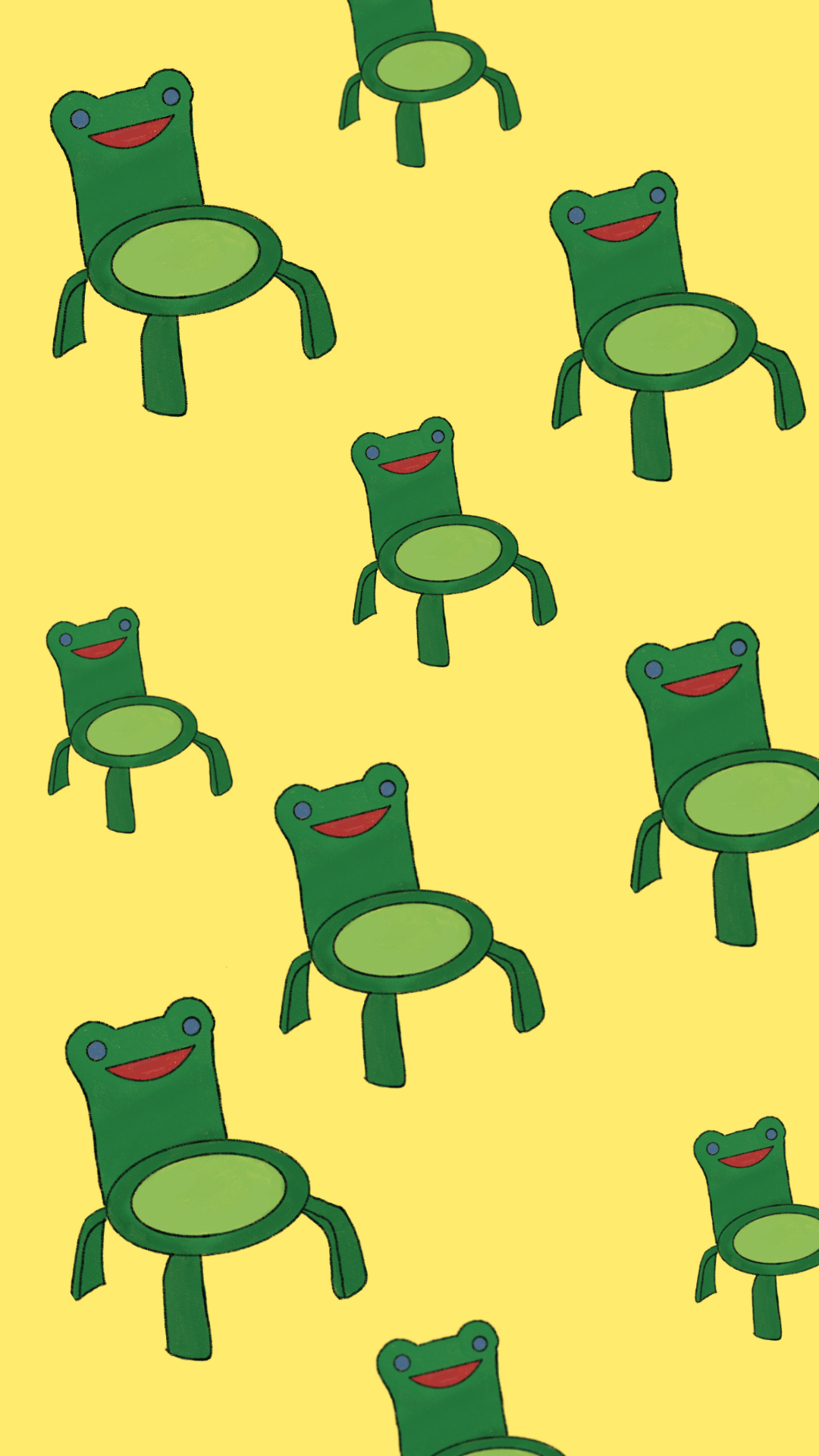 1080x1920 Froggy chair wallpaper. Frog wallpaper, Animal crossing, Animal crossing 3Ds, Phone