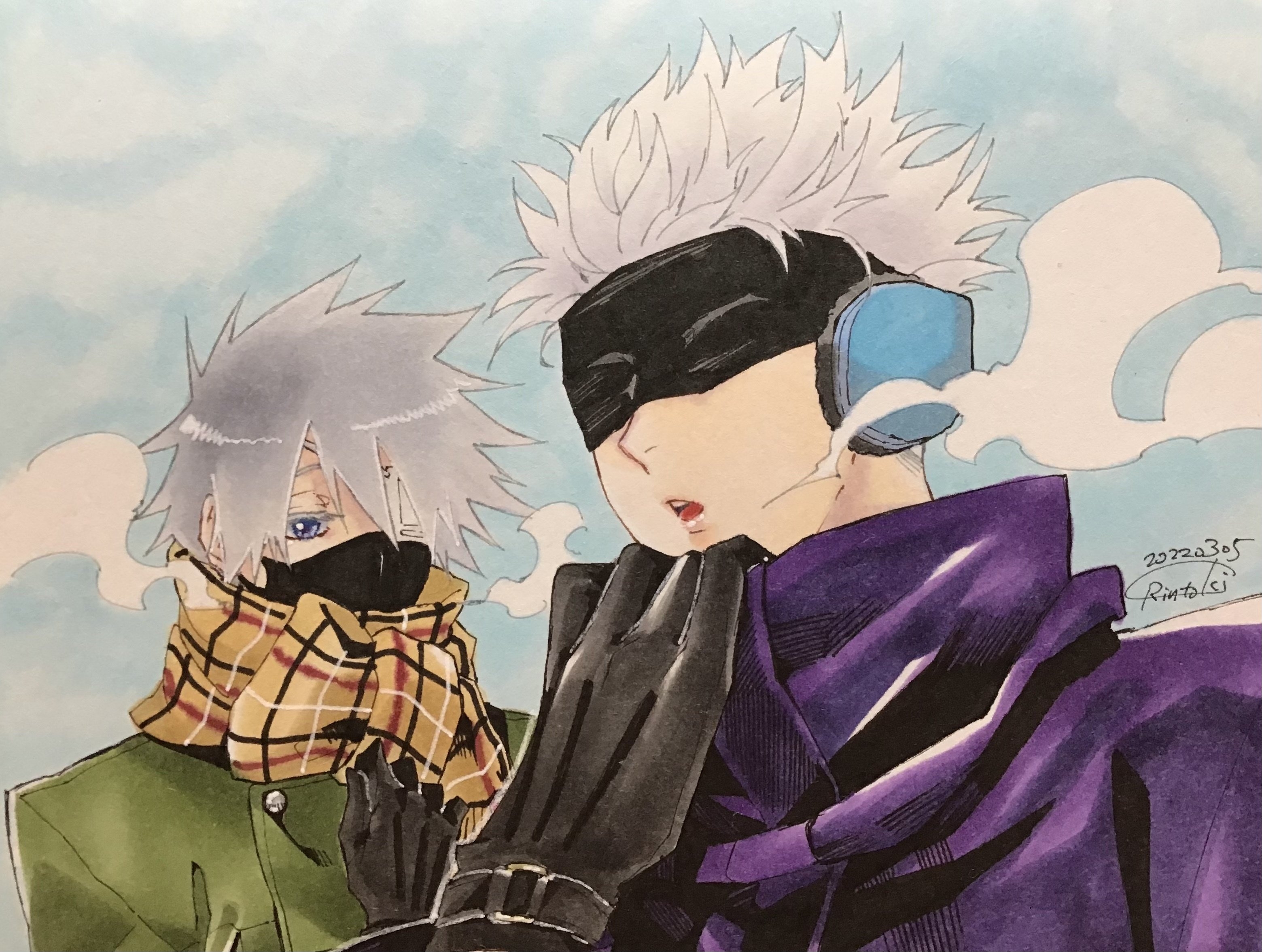 3120x2360 Crossover HD, Satoru Gojo, Kakashi Hatake Gallery HD Wallpaper, Desktop