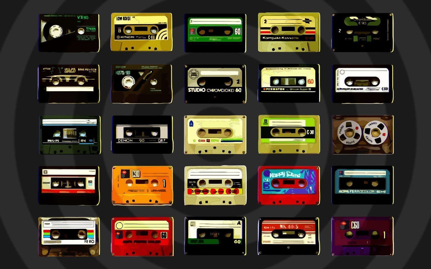 1680x1050 Cassette Tape Wallpaper Free Cassette Tape Background, Desktop