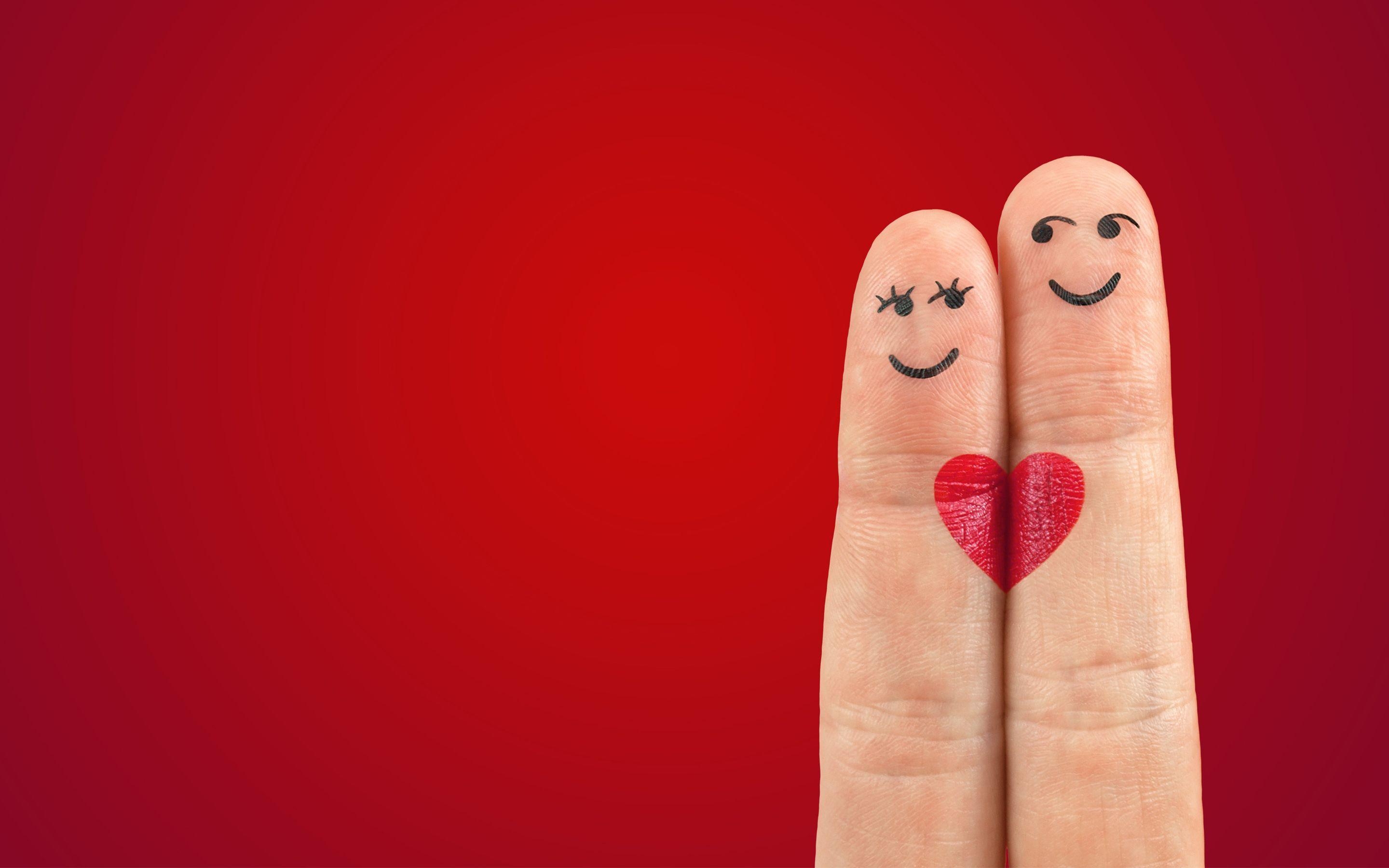 2880x1800 Love Pair Heart Fingers Wallpaper, Desktop