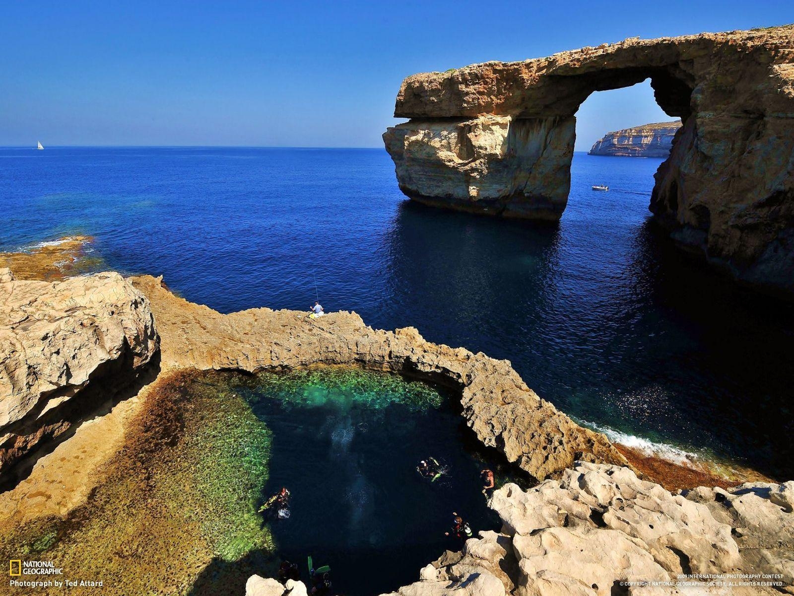 1600x1200 gozo malta diving, Desktop