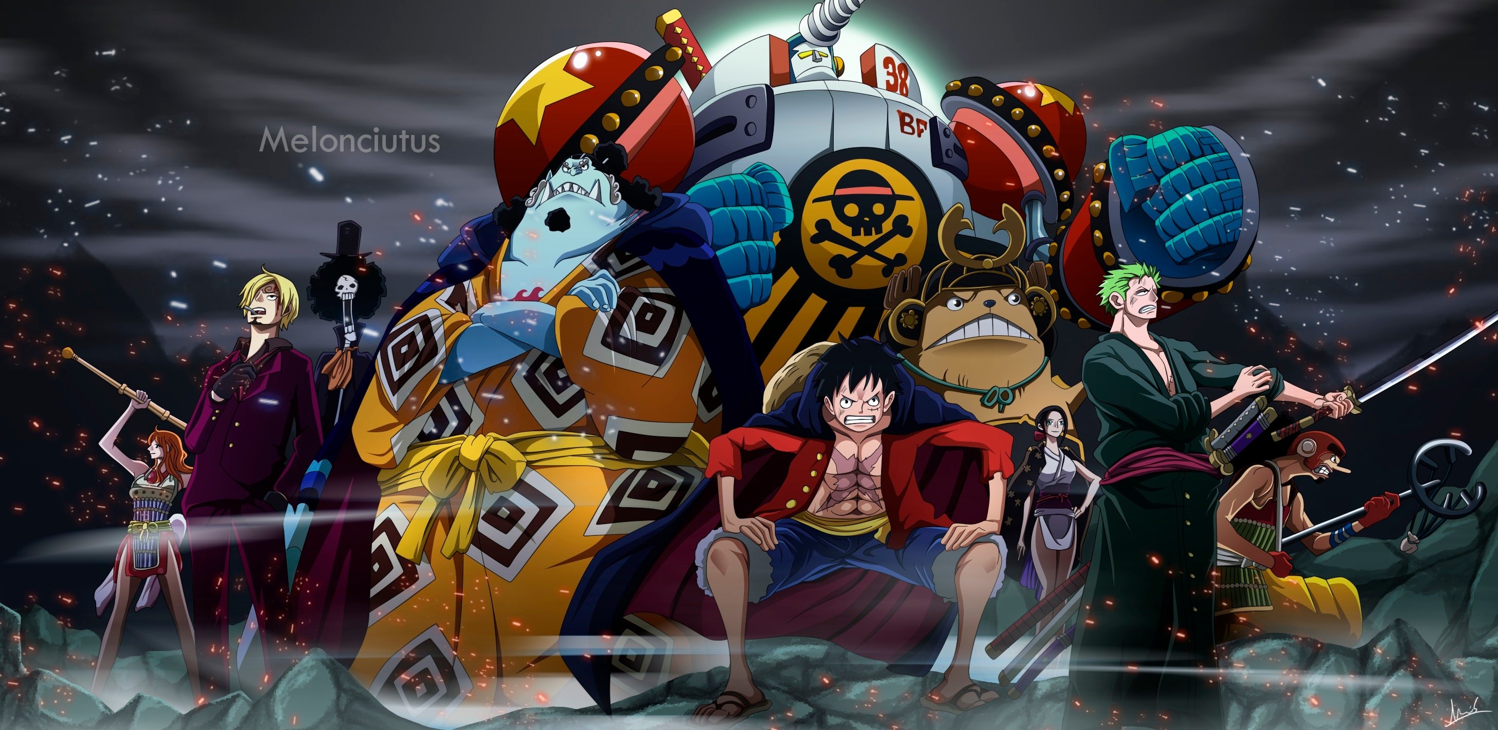 2920x1430 Anime One Piece HD Wallpaper and Background, Dual Screen