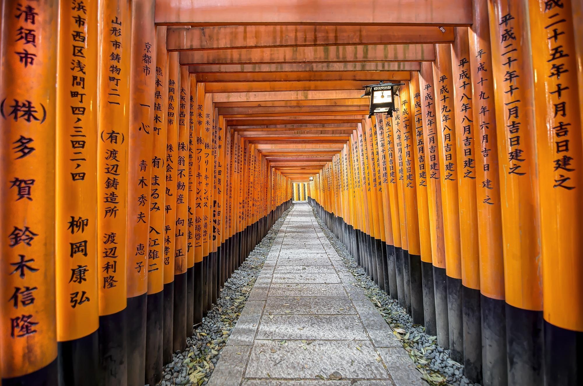 2000x1330 Fushimi Inari Taisha Shrine, Kyoto, Desktop